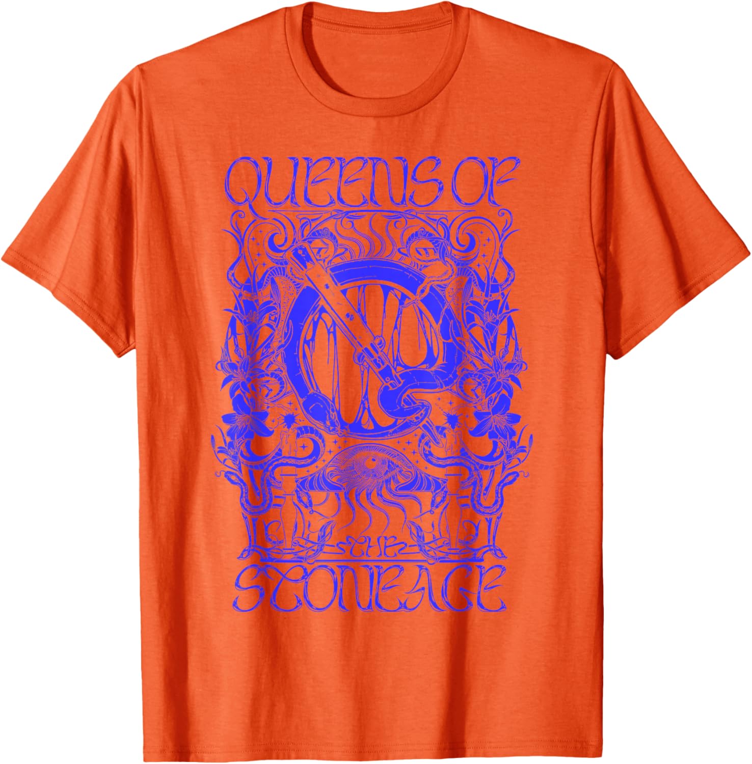 Official Queens Of The Stone Age Illustrated T-Shirt for Fans - 4