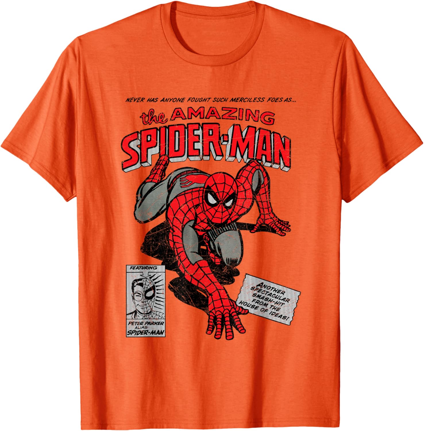 Marvel Spider-Man Retro Comic T-Shirt for Comic Book Fans - 13