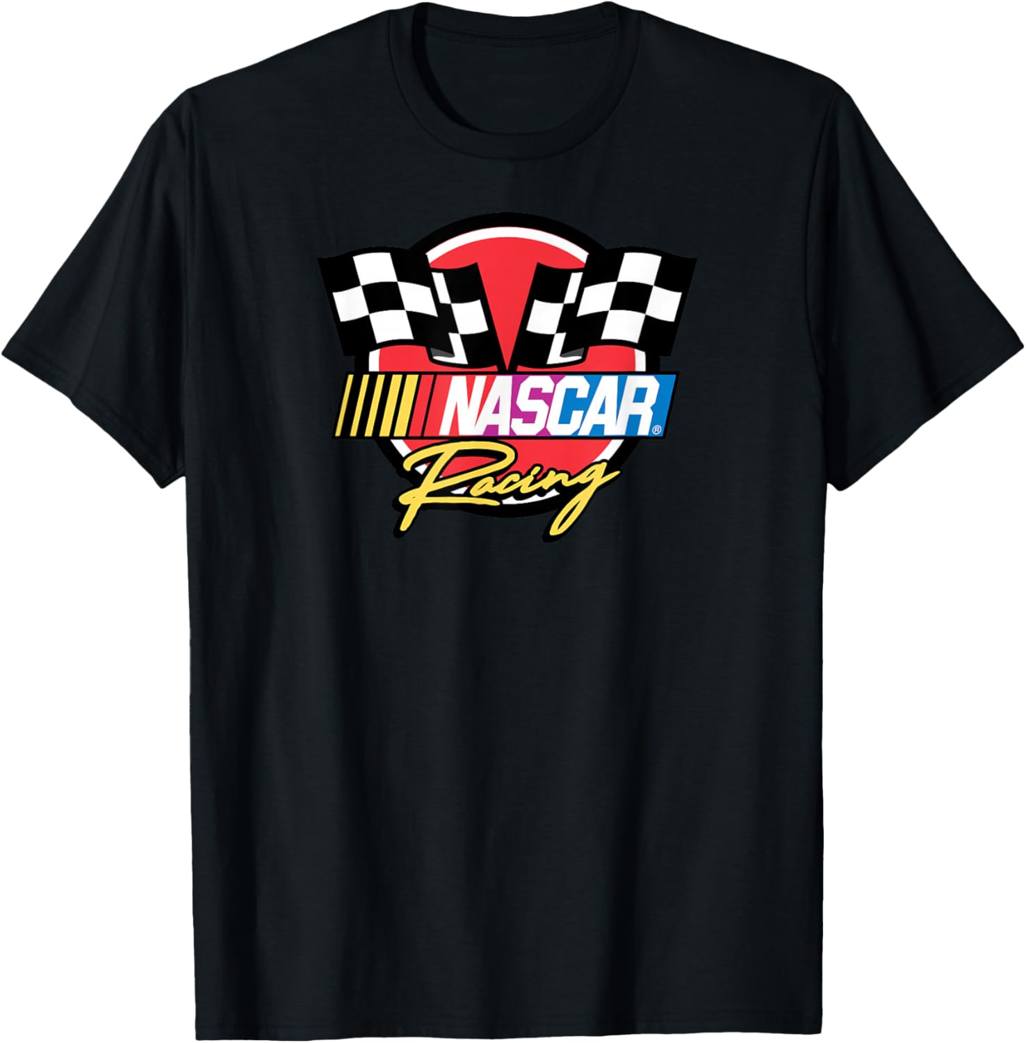 NASCAR Checkered Flags Logo T-Shirt for Racing Fans - Stylish Apparel - 3
