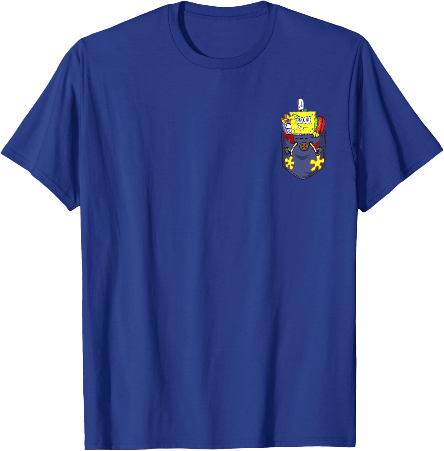 Mademark x SpongeBob SquarePants Cute SpongeBob Out of Food T-Shirt - 11