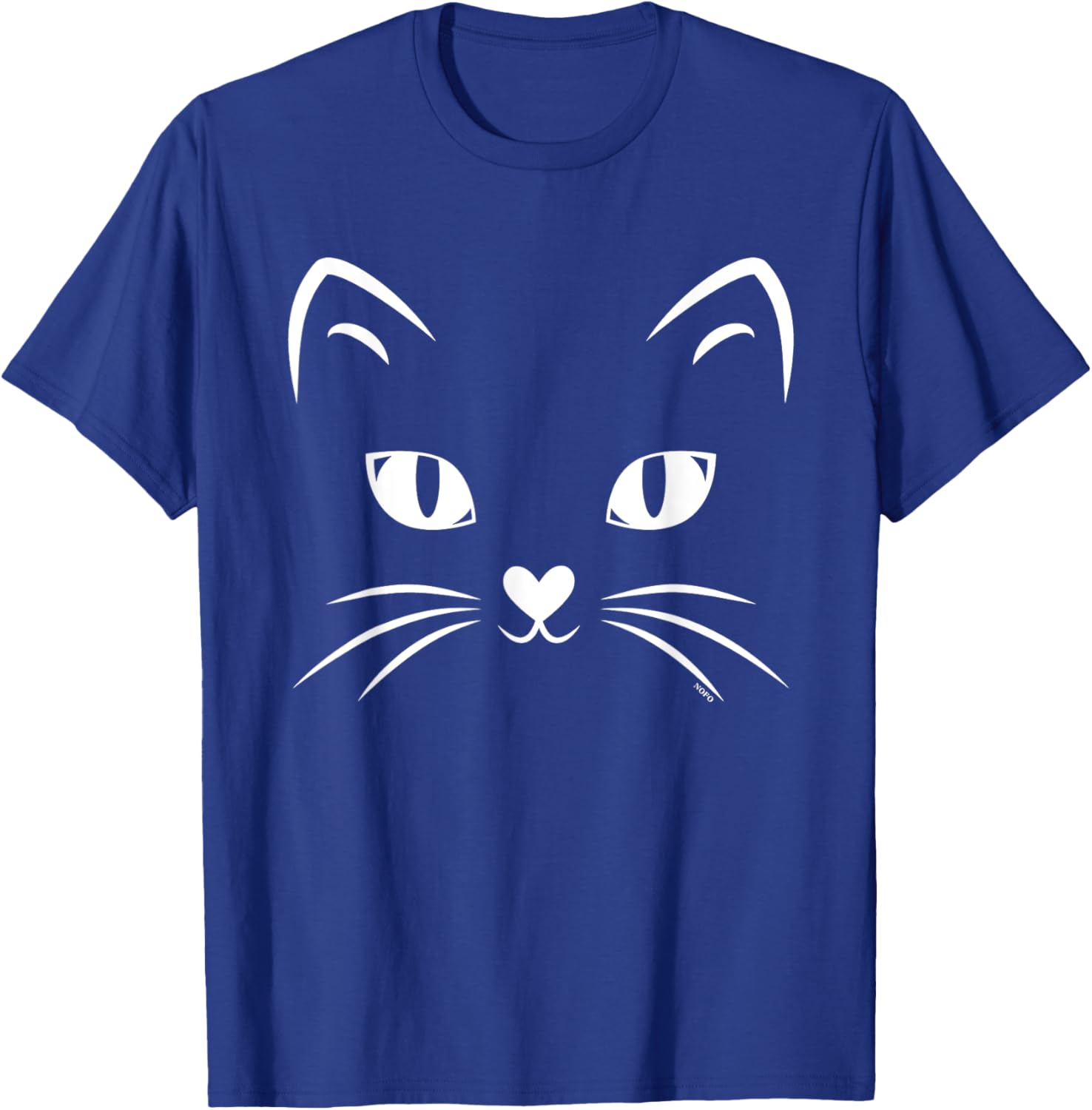 Black Cat Face Halloween Costume T-Shirt for Cat Lovers and Parties - 2