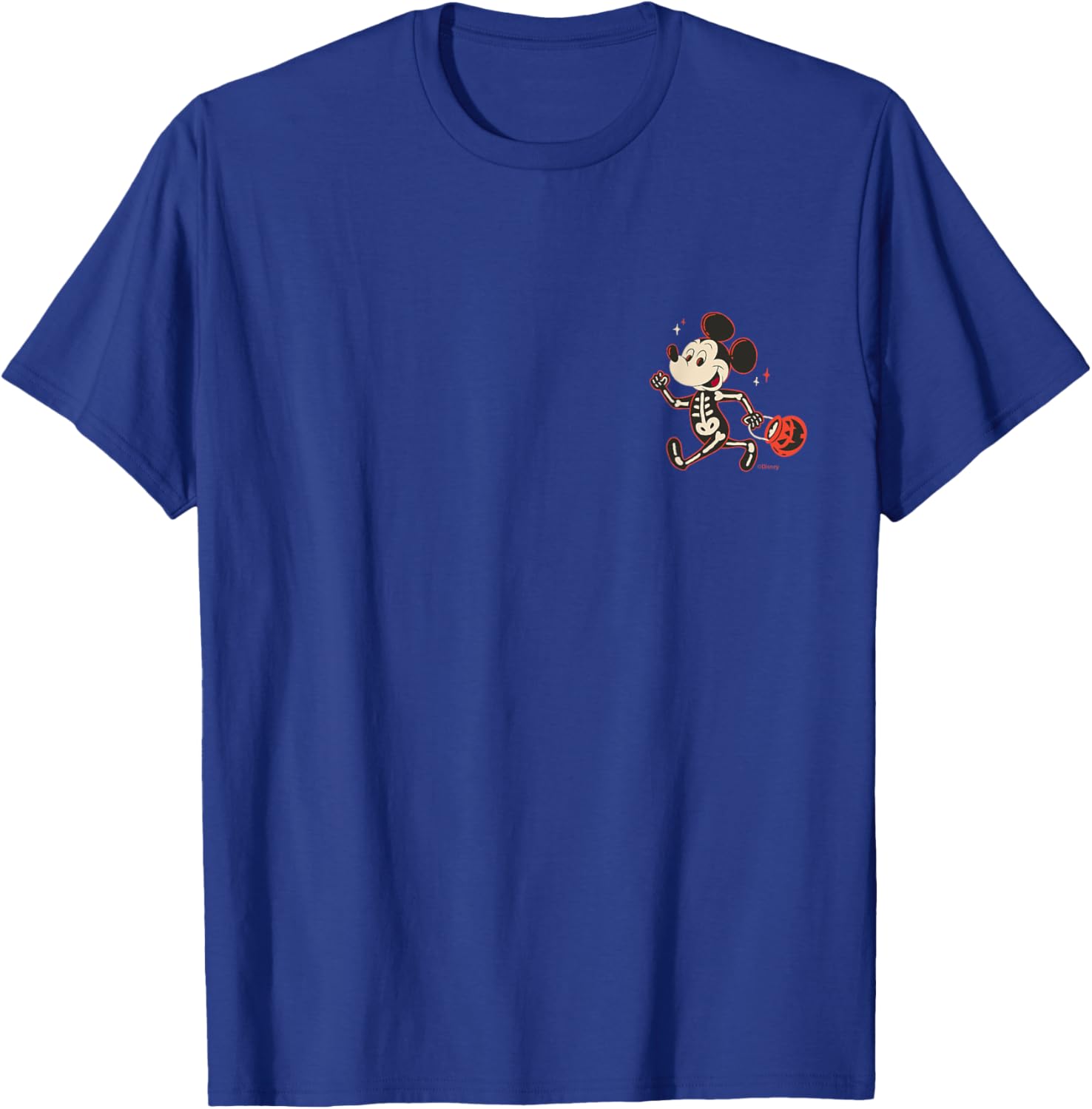 Disney Mickey Mouse Skeleton Halloween T-Shirt for Trick or Treat Fun - 10