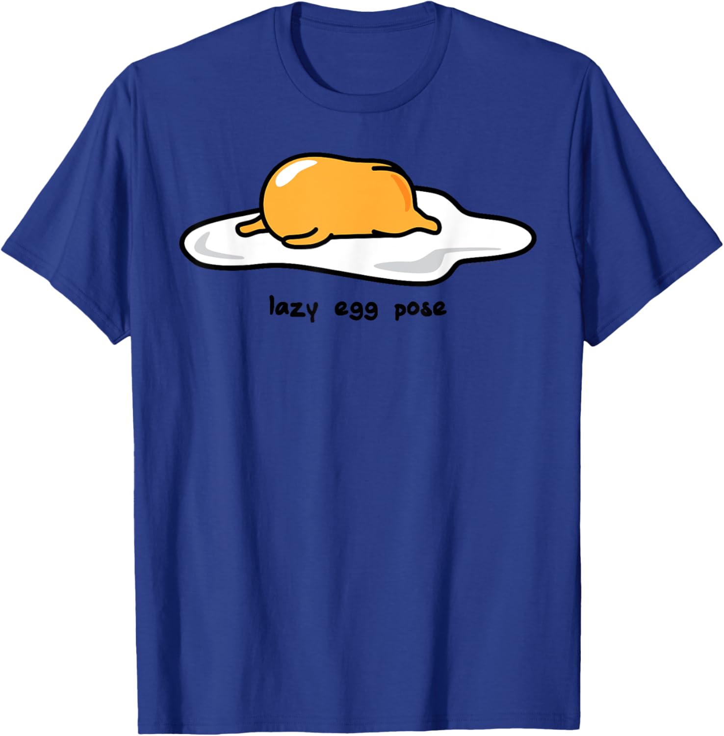 Gudetama Lazy Egg Yoga Pose T-Shirt for Fun and Comfort Lovers - 16