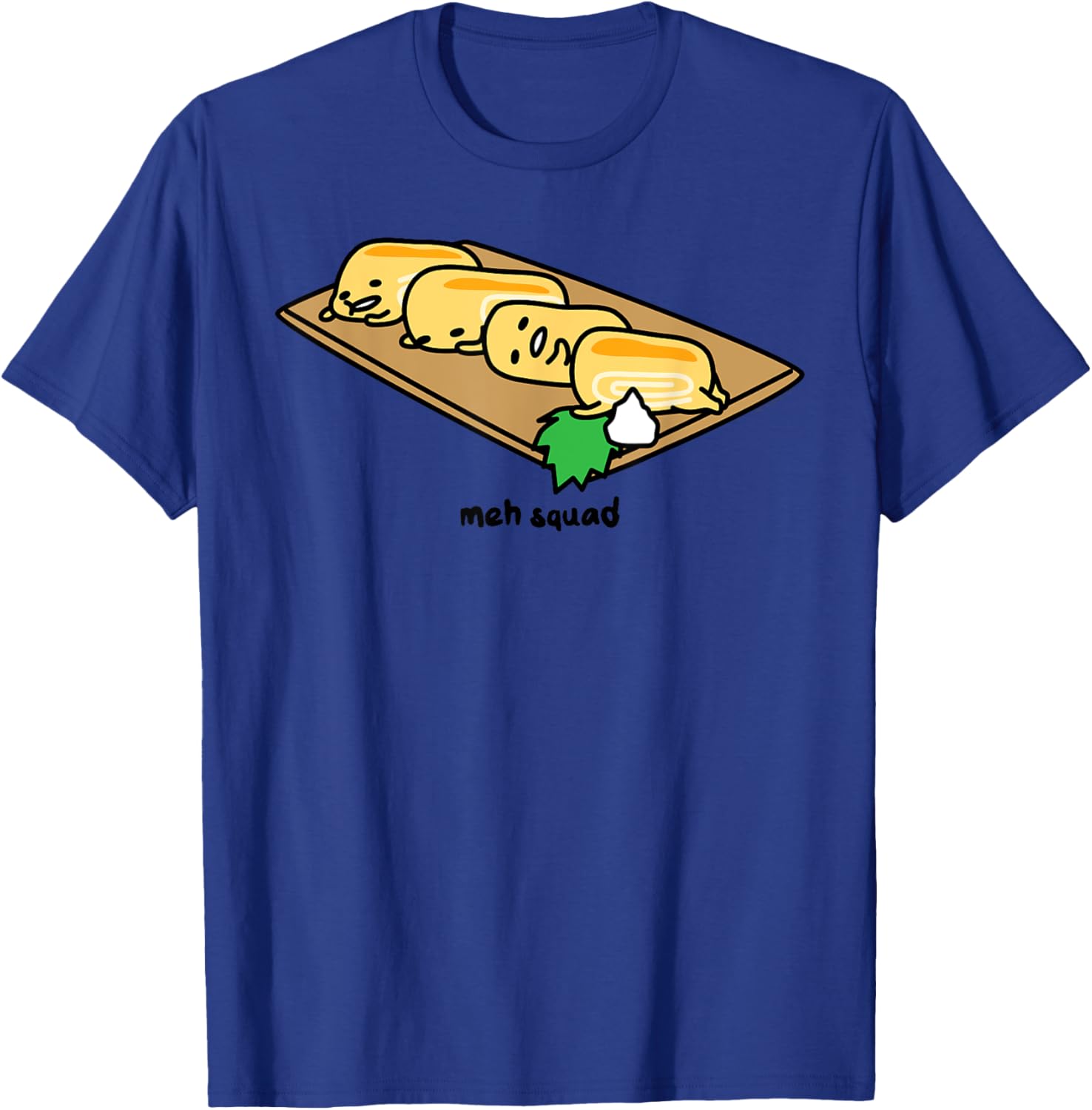 Gudetama Lazy Egg Sushi Tamagoyaki T-Shirt for Fun and Comfort - 21