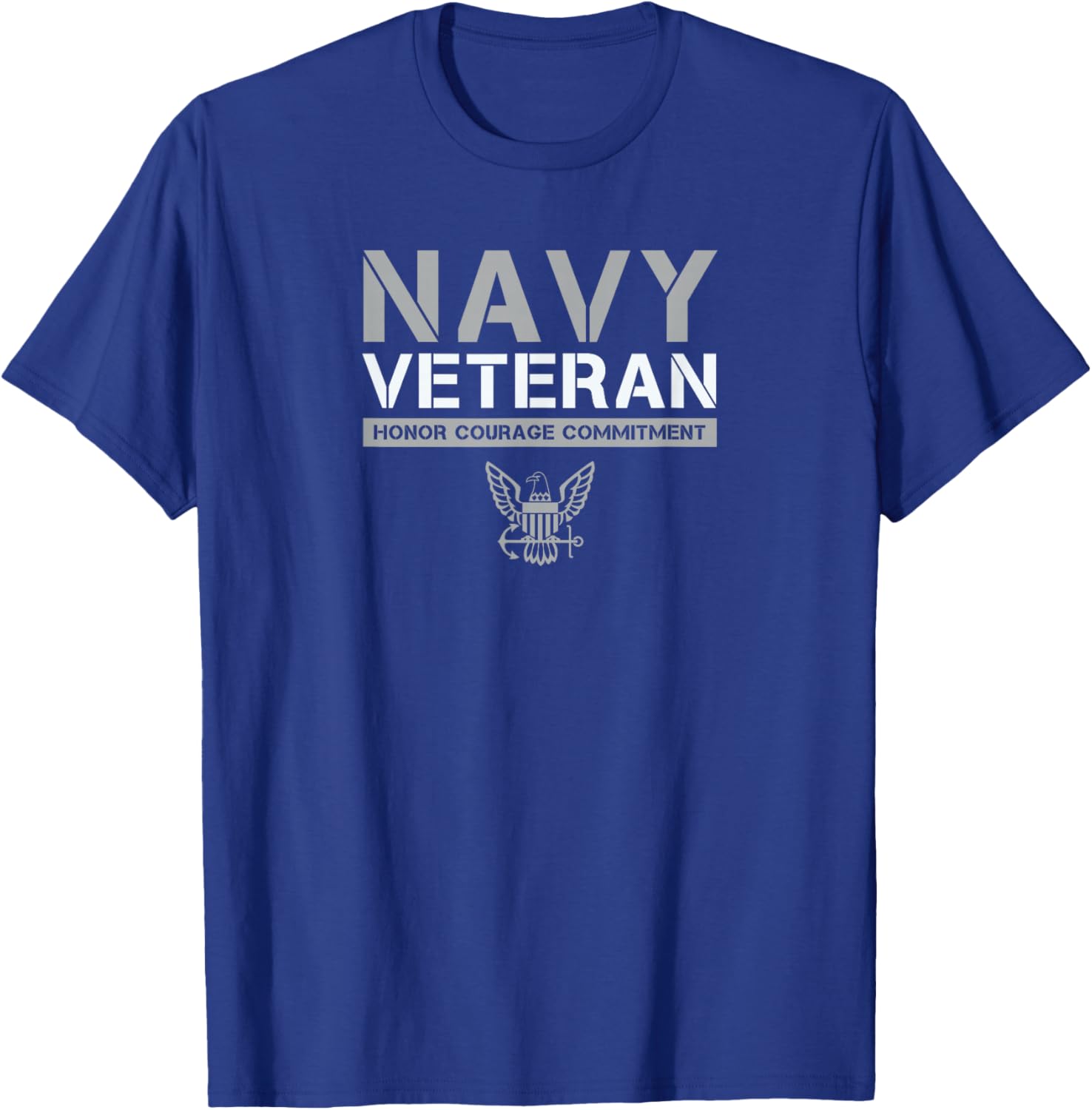 US Navy Veteran Honor Courage Commitment T-Shirt - Stylish Military Apparel - 15