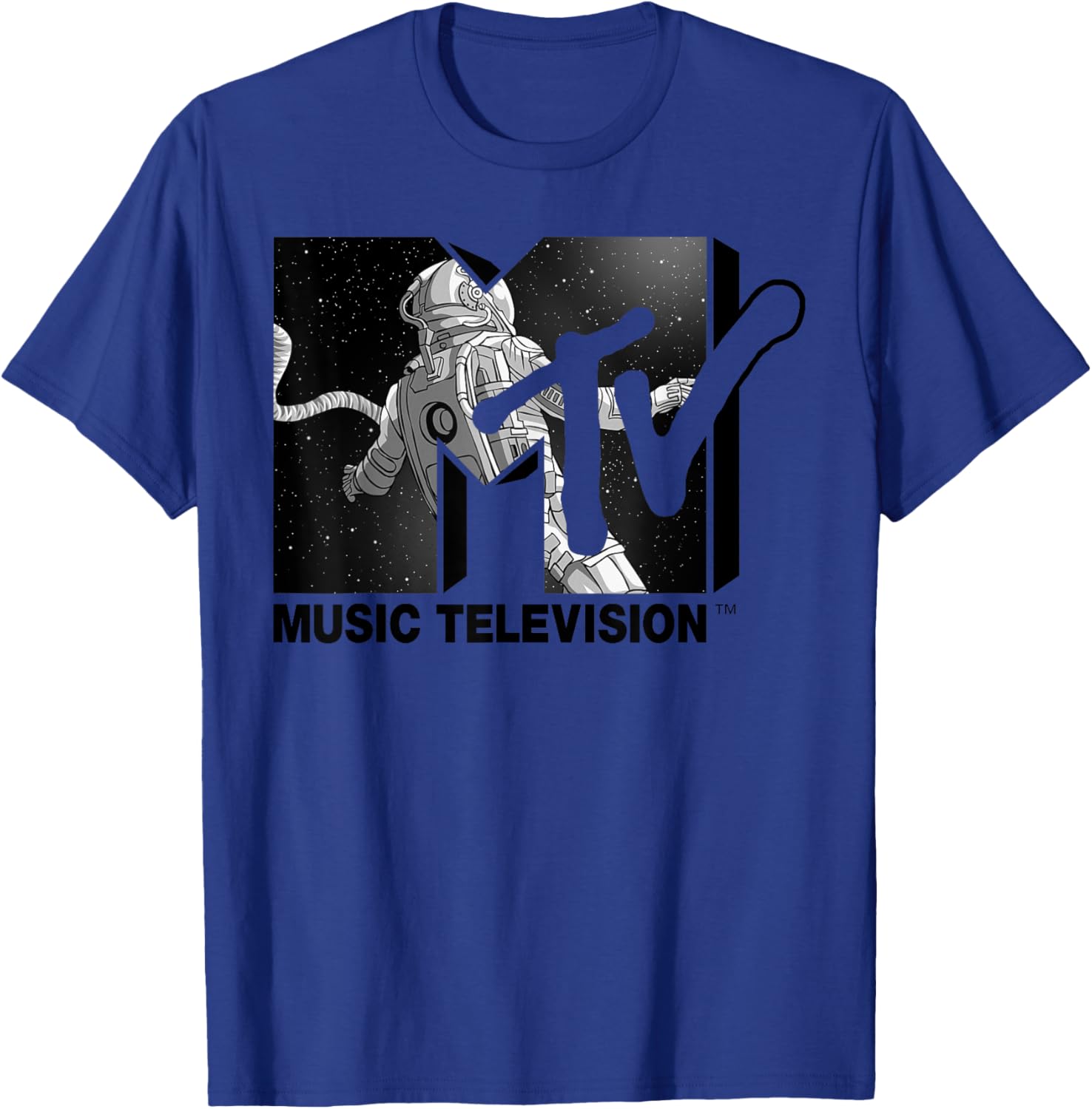 Mademark x MTV Astronaut Stratosphere Tee - Cool Graphic T-Shirt for Fans - 13