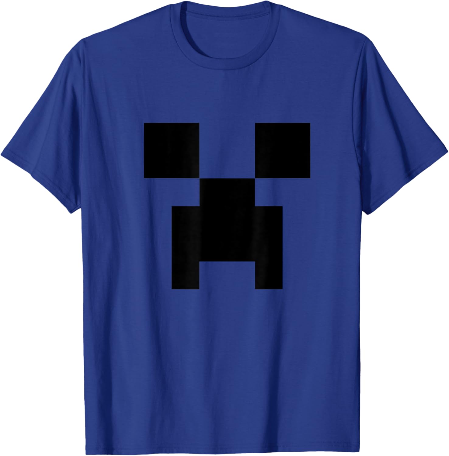 Minecraft Big Creeper Face Minimalist Pixel T-Shirt for Fans - 5