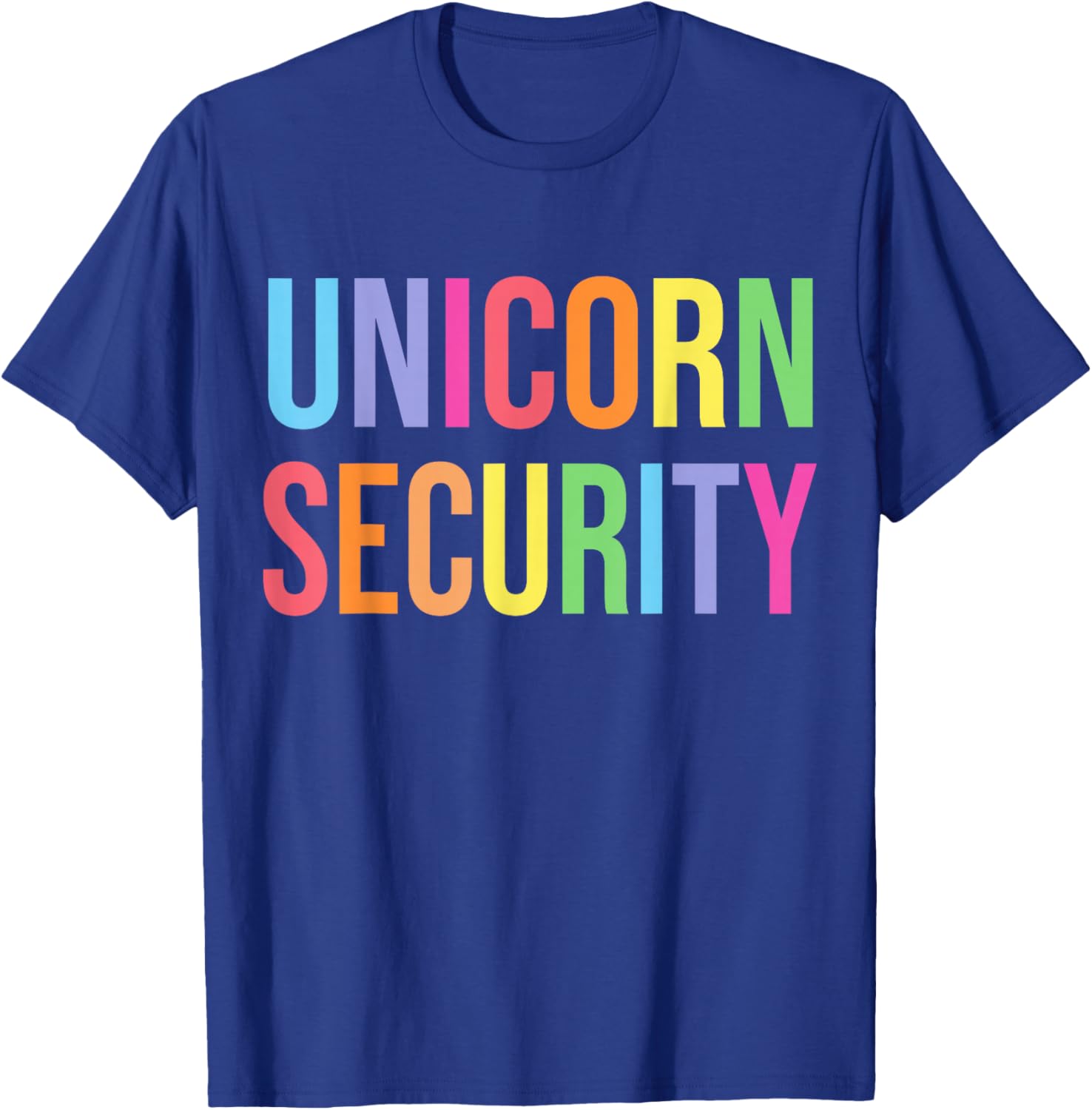 Halloween Family Costume Unicorn Security T-Shirt for Mom, Dad, Daughter - 1