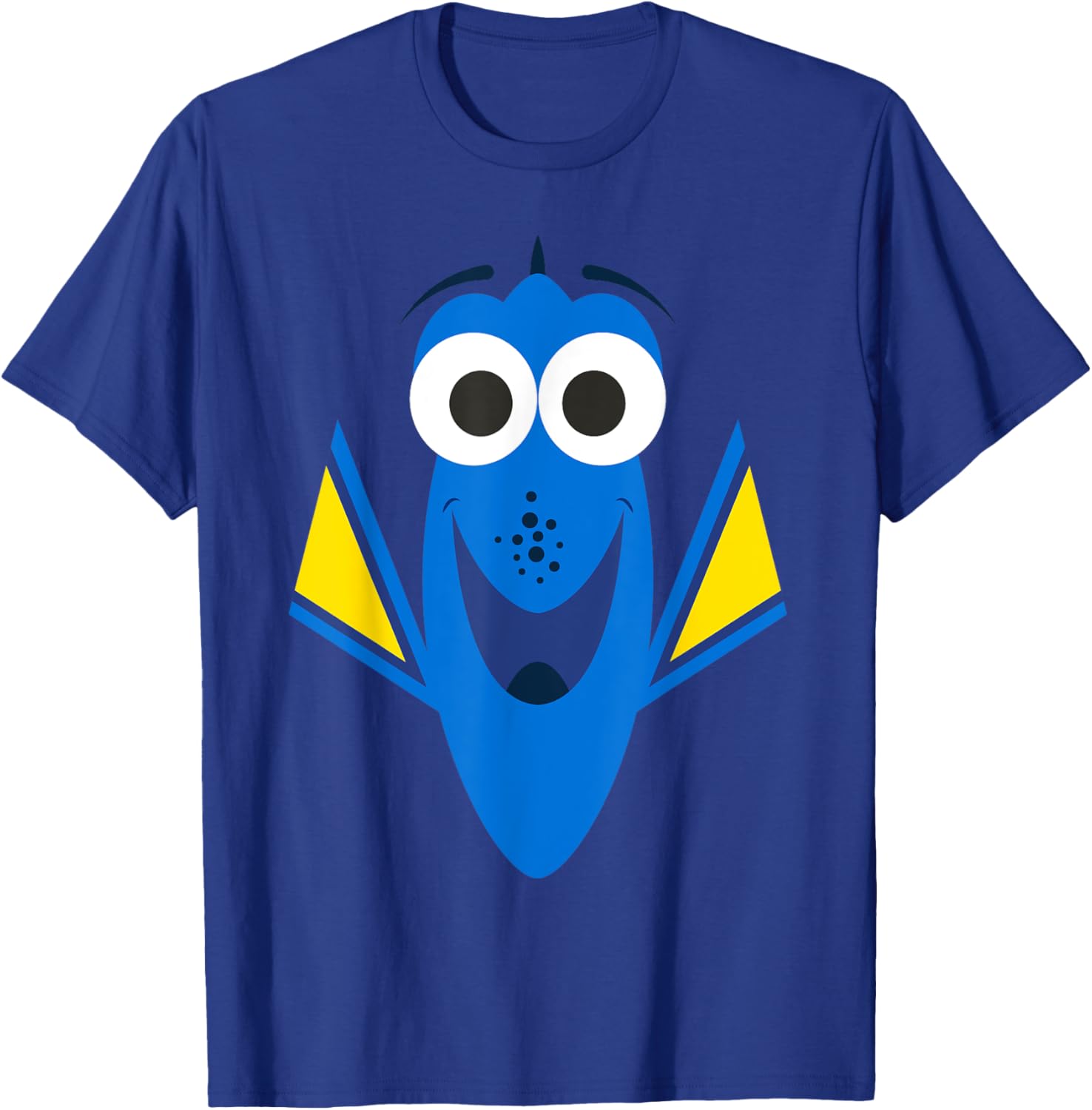 Finding Nemo Dory Big Face Blue Costume T-Shirt for Kids and Adults - 3