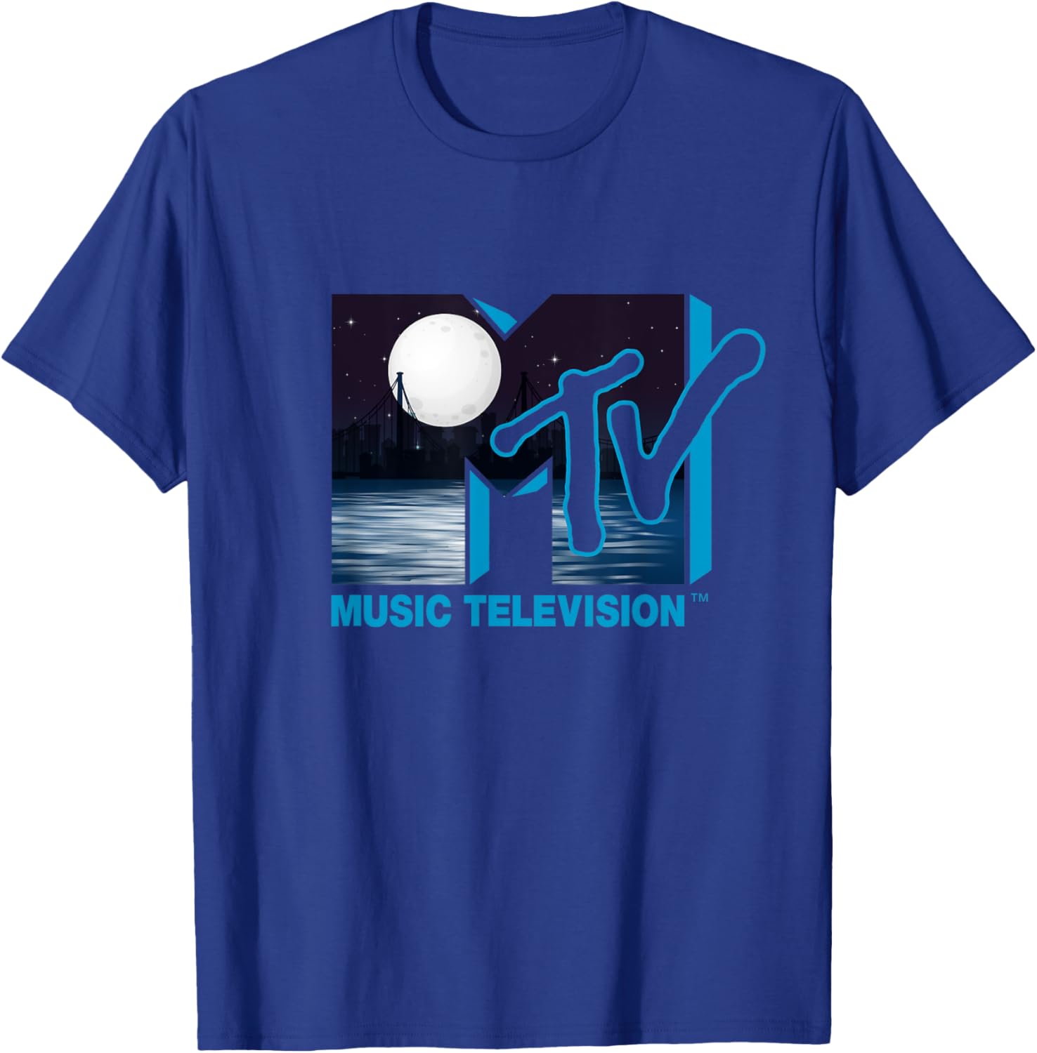 Mademark x MTV Full Moon City Logo T-Shirt - Stylish Graphic Tee - 1