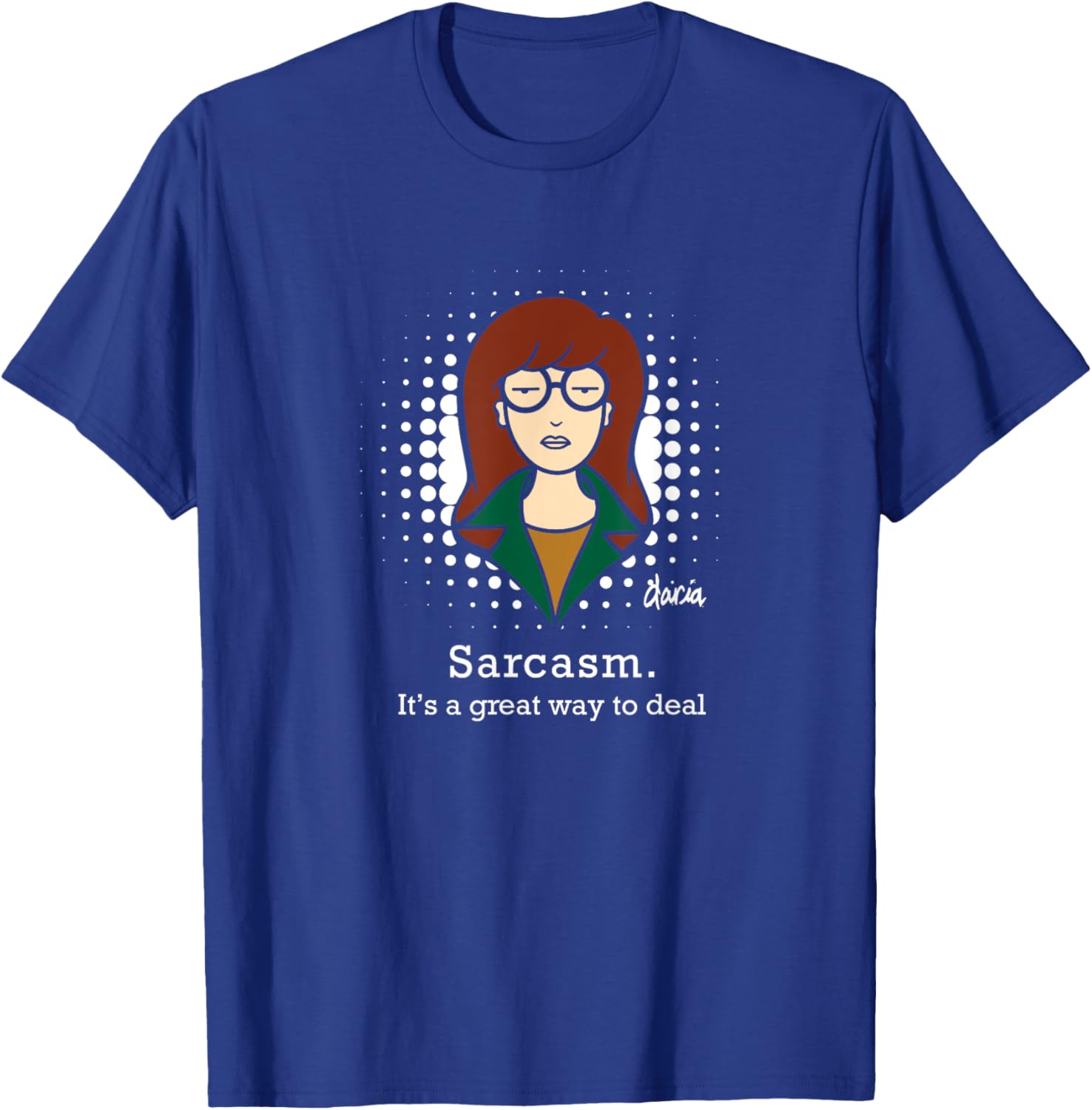 Mademark x Daria Sarcasm T-Shirt Perfect for Humor Lovers and Casual Wear - 4