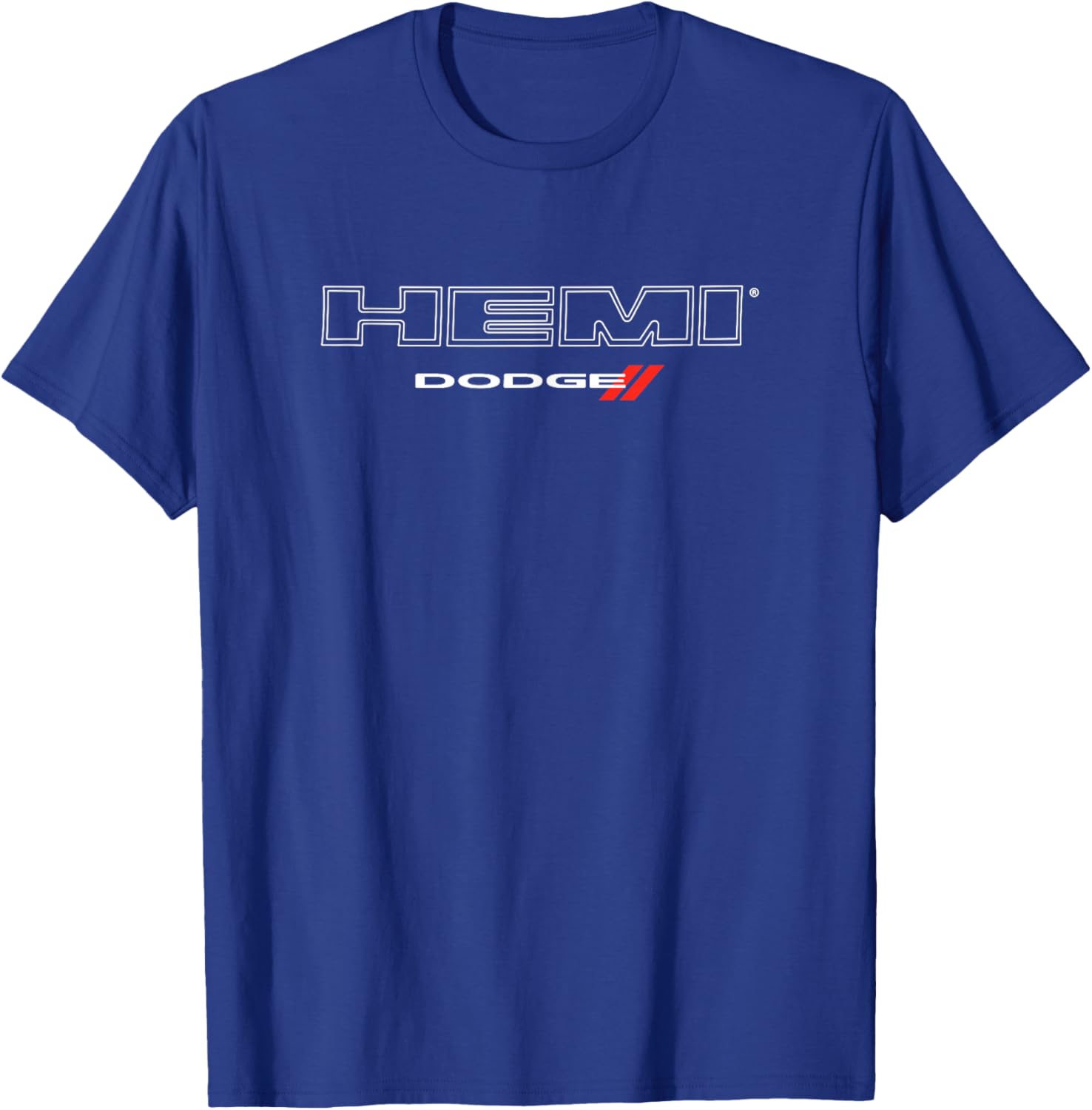 Dodge HEMI Light Wordmark T-Shirt - Black Unisex Cotton Blend, Small - 6