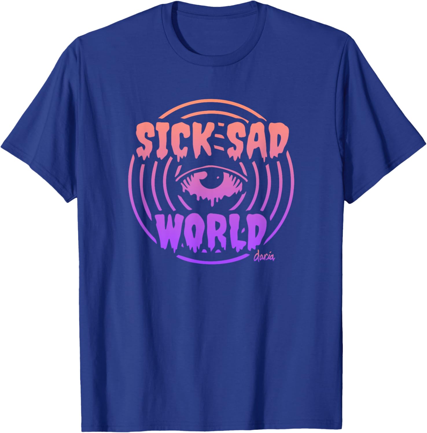 Mademark x Daria Sick Sad World Gradient T-Shirt for Trendy Fashion Lovers - 20