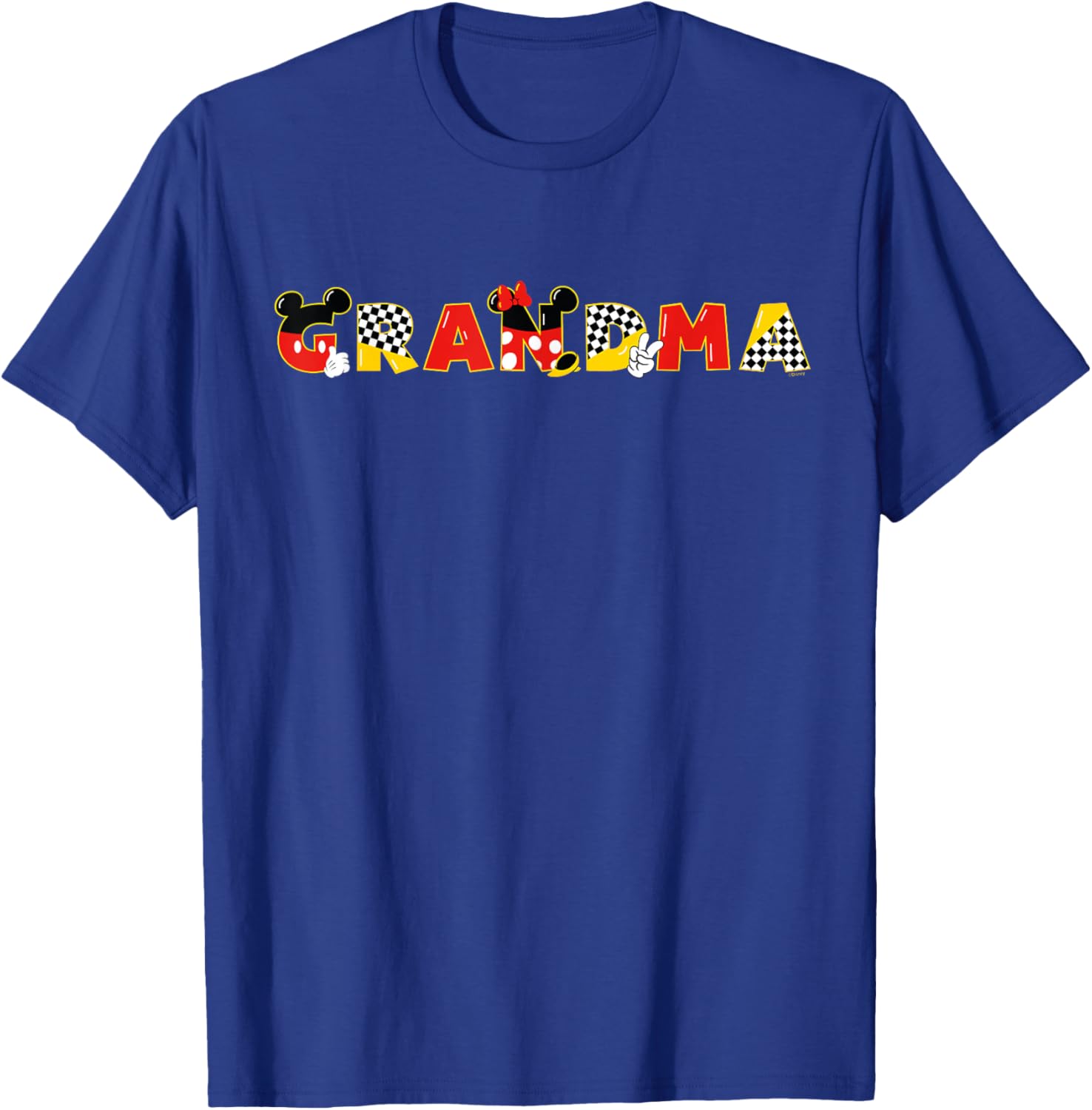 Disney Mickey and Minnie Grandma Gift Family Vacation T-Shirt for Trips - 3