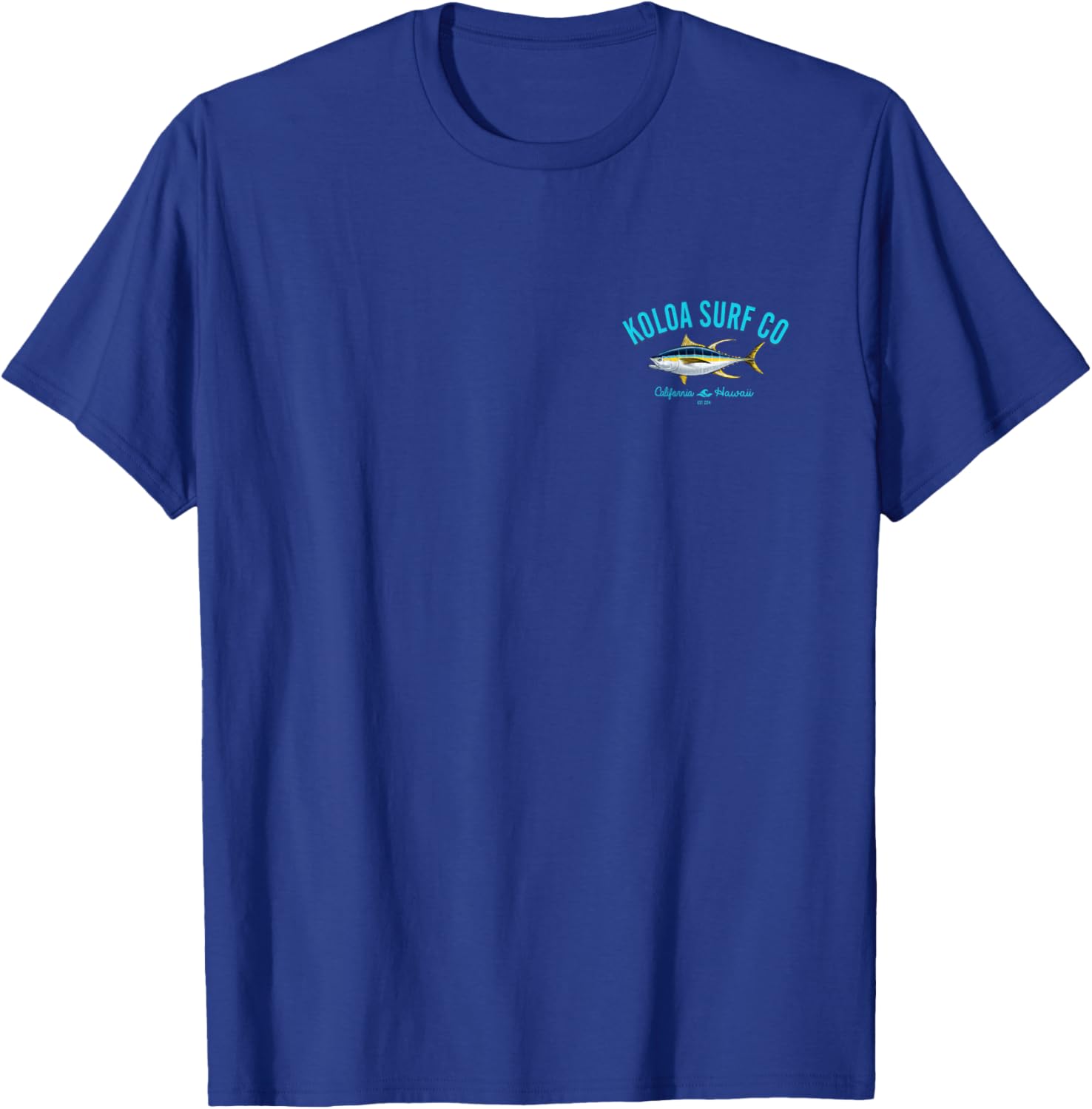 Koloa Surf Yellow Fin Tuna Graphic T-Shirt for Beach Lovers - 26