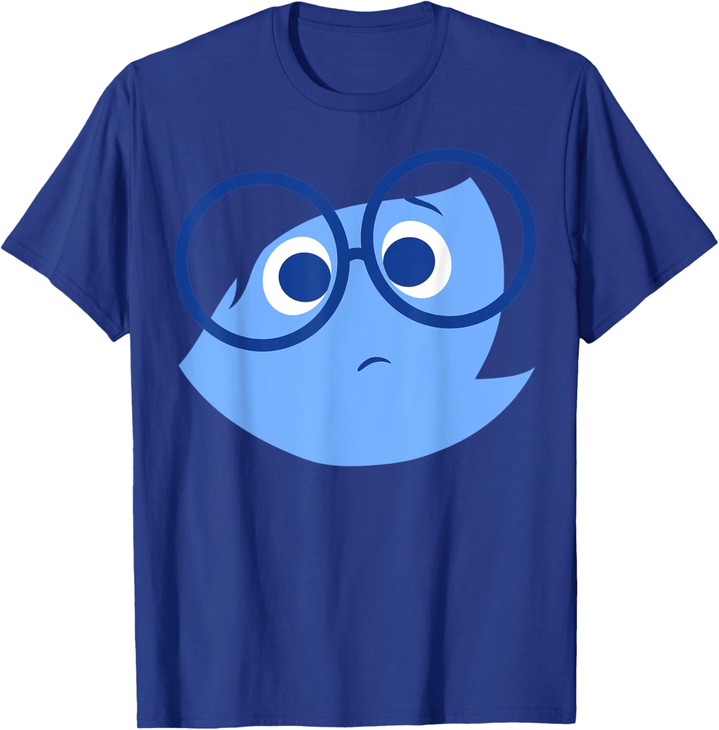 Disney Pixar Inside Out Sad Face Halloween T-Shirt for Fun Costumes - 1