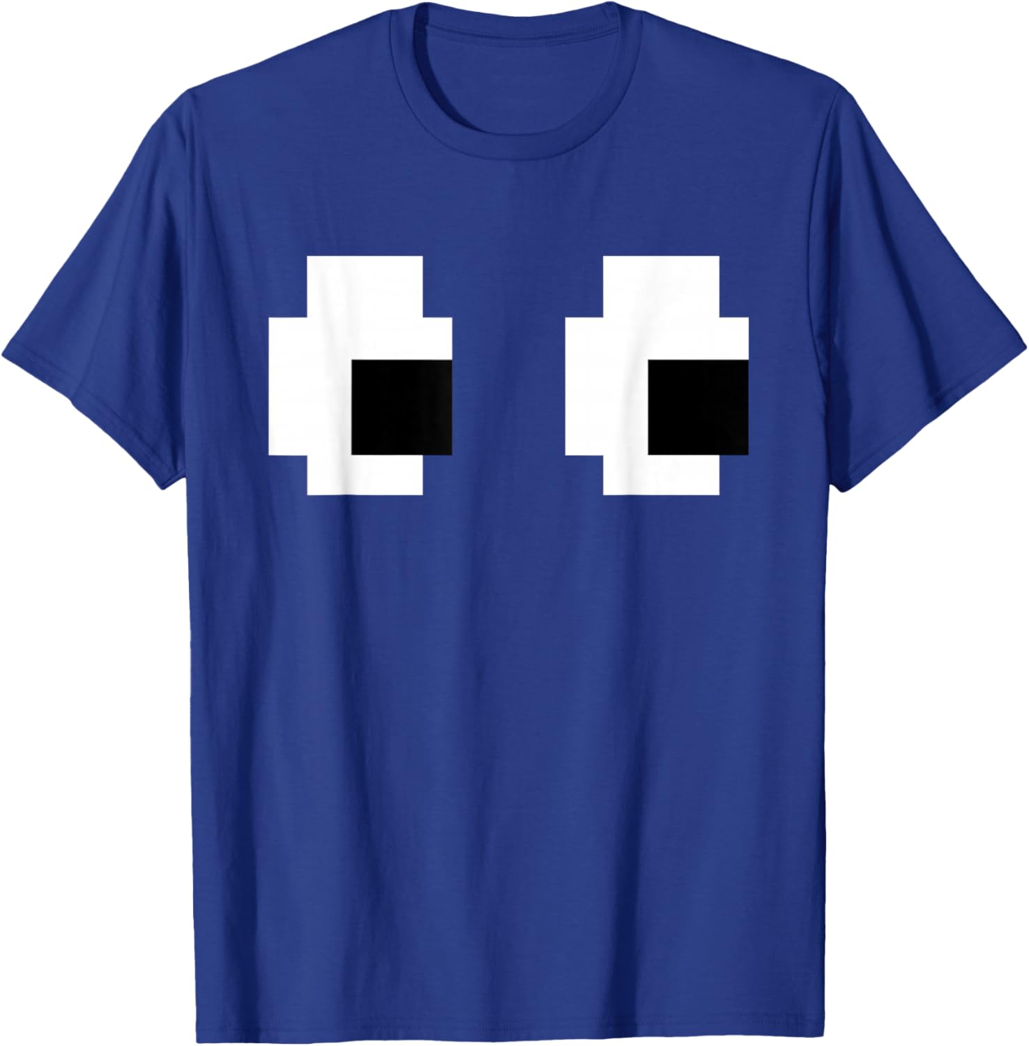 Retro Arcade Ghost Eyes Halloween T-Shirt for Fun Group Costumes - 7