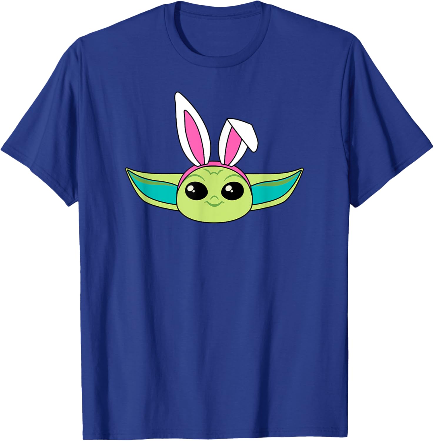Mandalorian Grogu Easter Bunny Ears T-Shirt for Spring Fun - 7