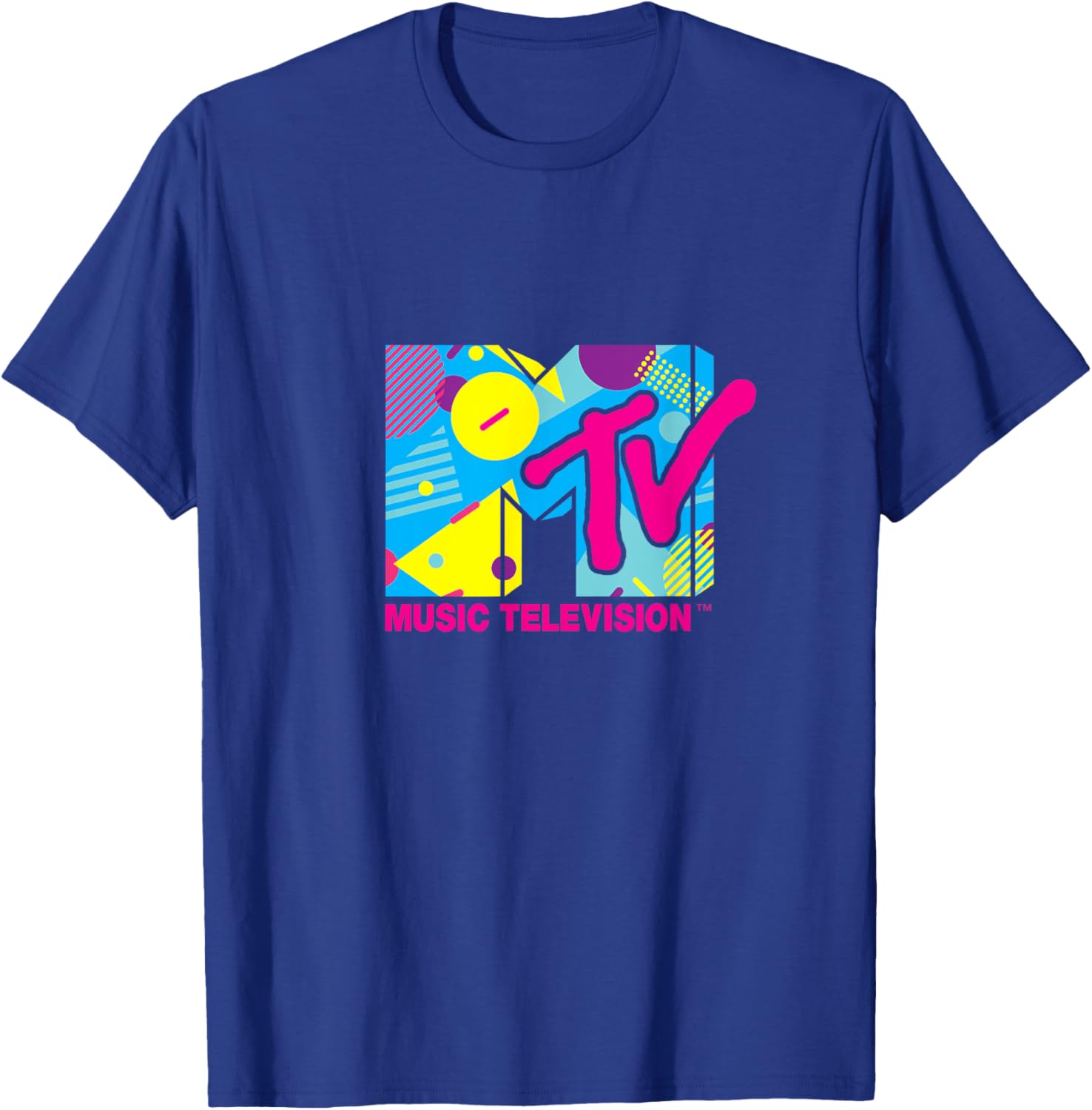 Mademark x MTV 1980s Spring Break Retro Logo T-Shirt Casual Wear - 16