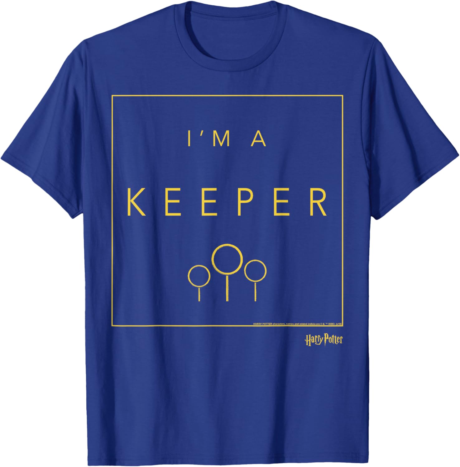 Harry Potter Quidditch I'm A Keeper T-Shirt for Fans and Players - 6