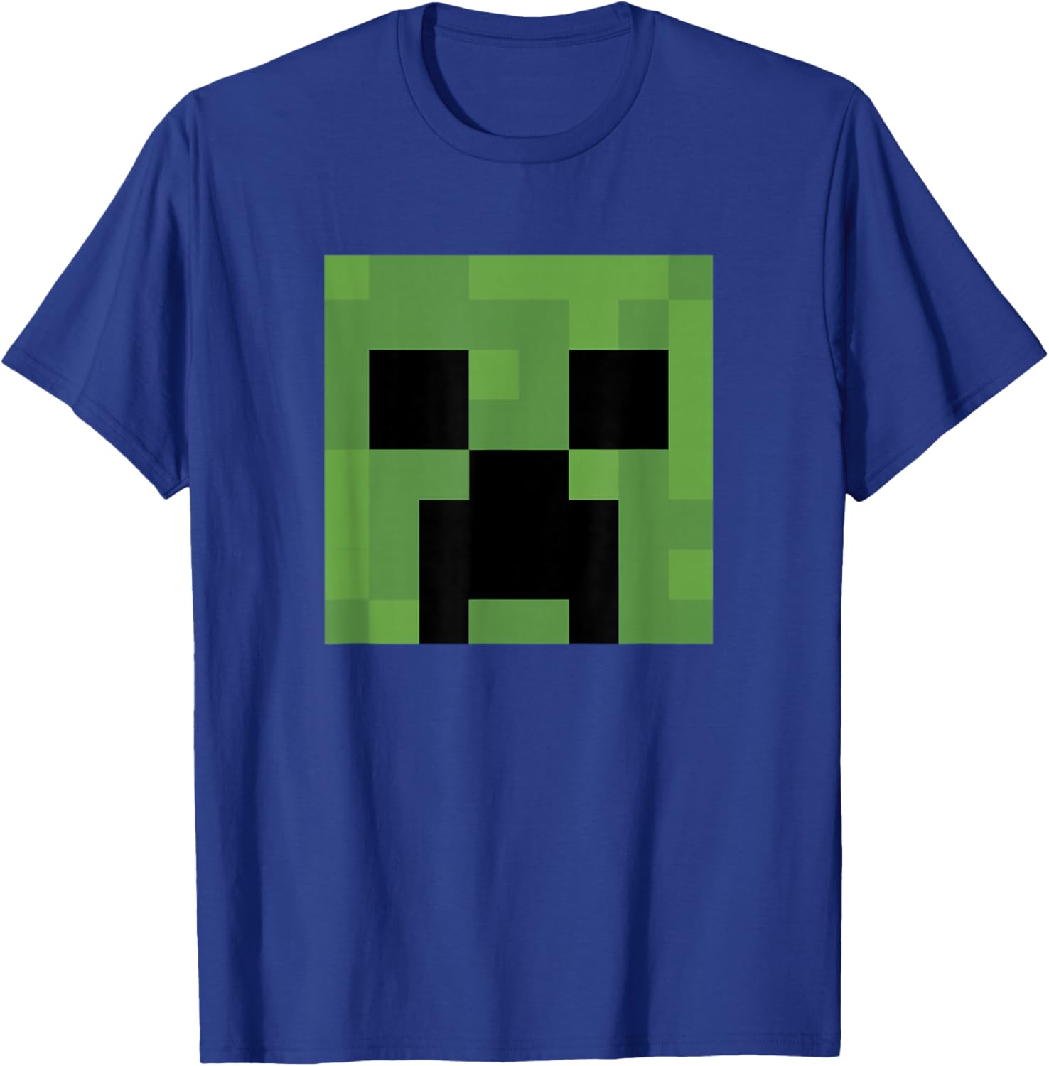 Minecraft Creeper Big Face T-Shirt for Gamers and Fans of All Ages - 1