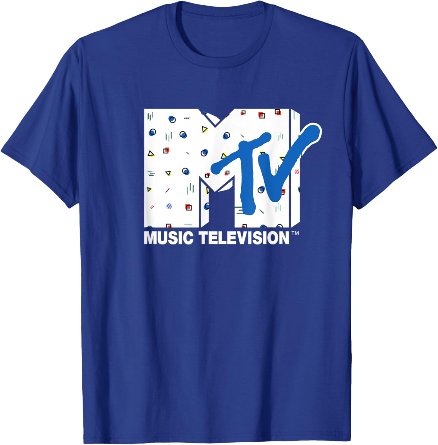 Mademark x MTV Retro Abstract Shapes T-Shirt for Trendy Fashion Lovers - 4