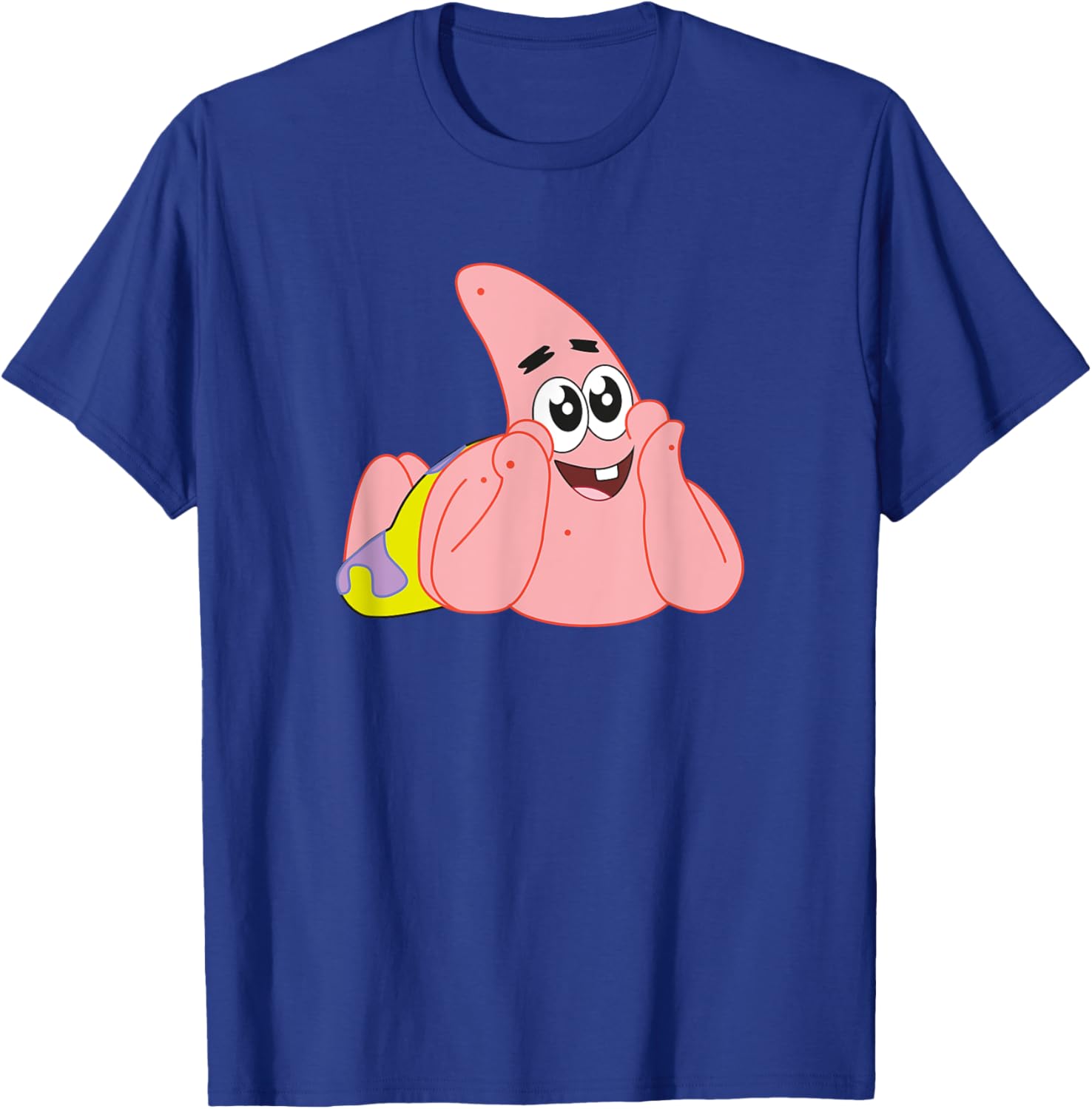 Mademark x SpongeBob Patrick Star Feelin Cute T-Shirt for Fun Style - 7