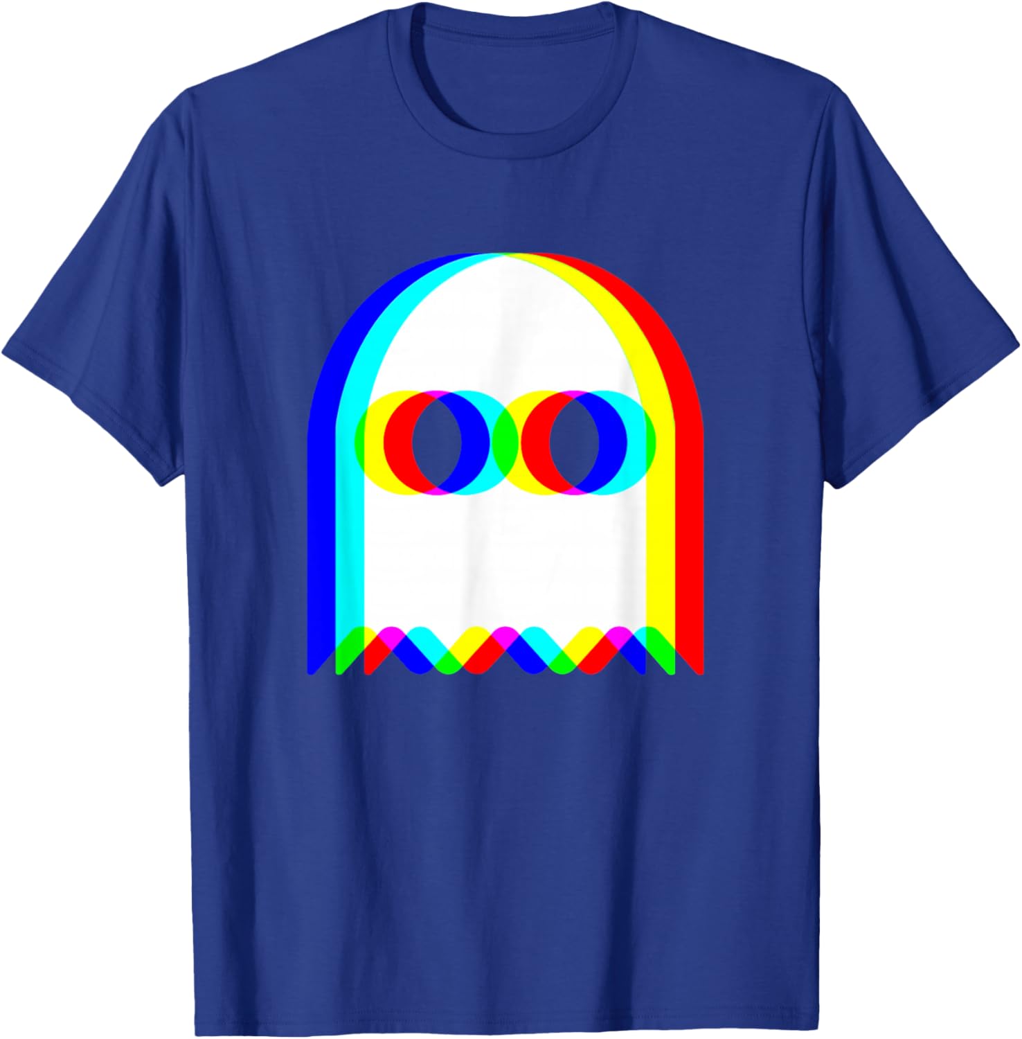 Funny Trippy Ghost Halloween T-Shirt for EDM Rave Party Fun - 18