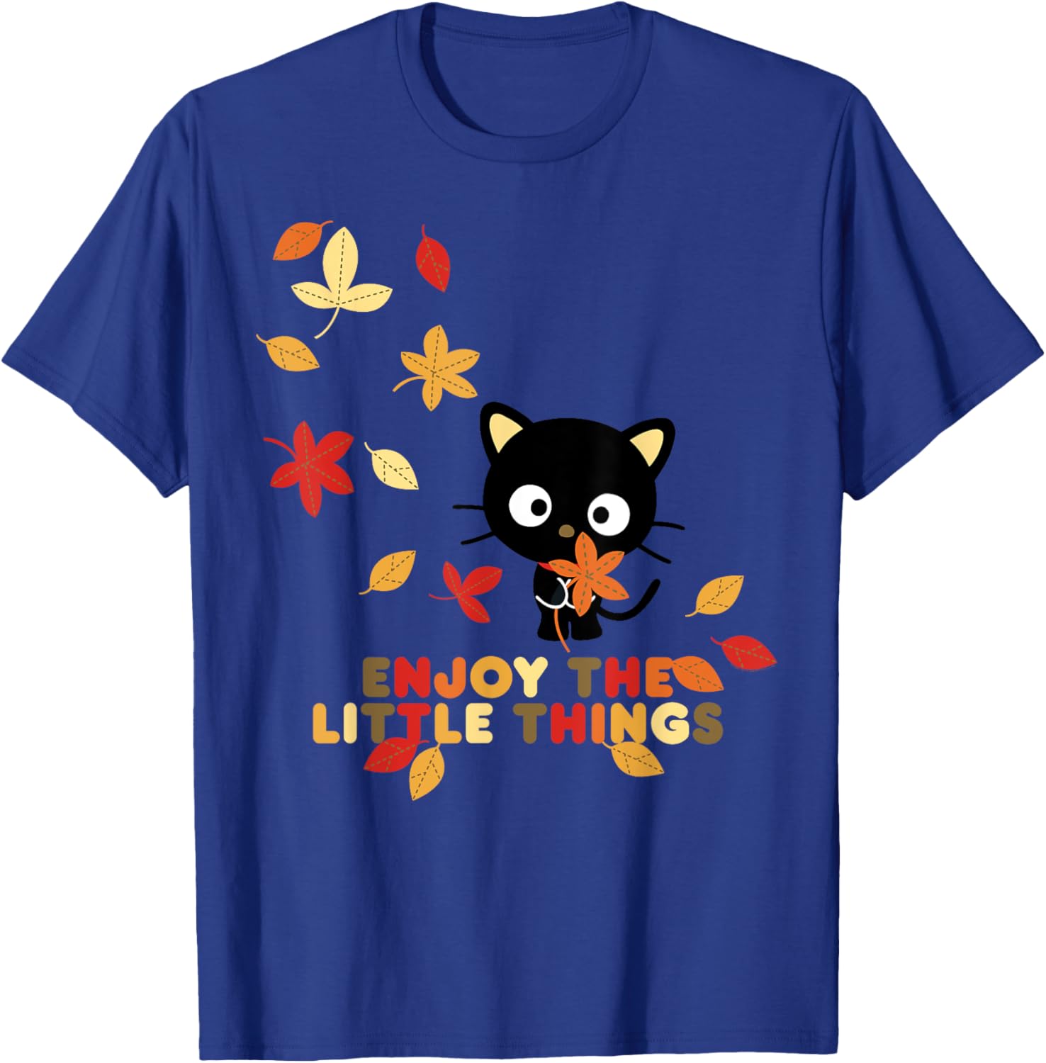Chococat Enjoy The Little Things Fall Leaves T-Shirt for Everyone - 10