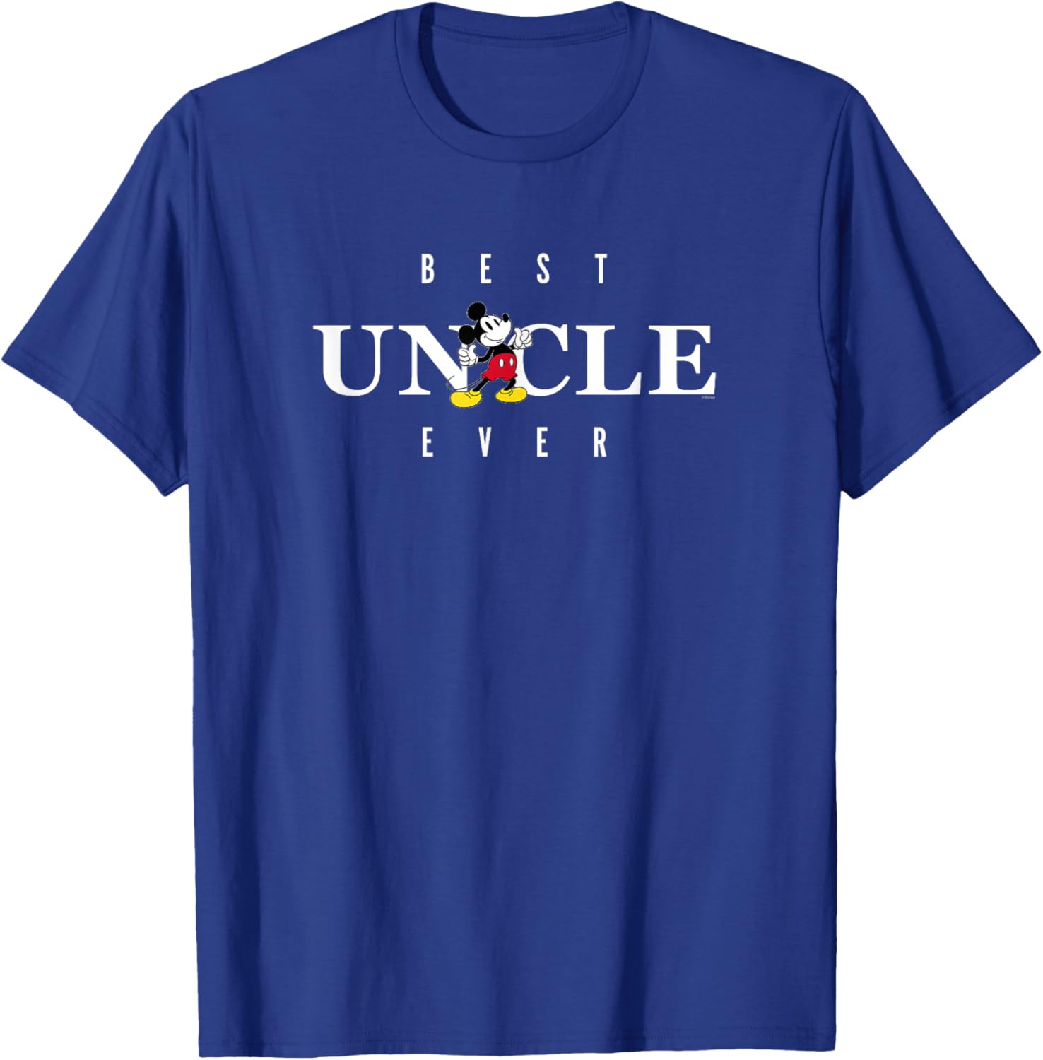 Disney Mickey Mouse Best Uncle Ever T-Shirt for Father's Day Gifts - 17