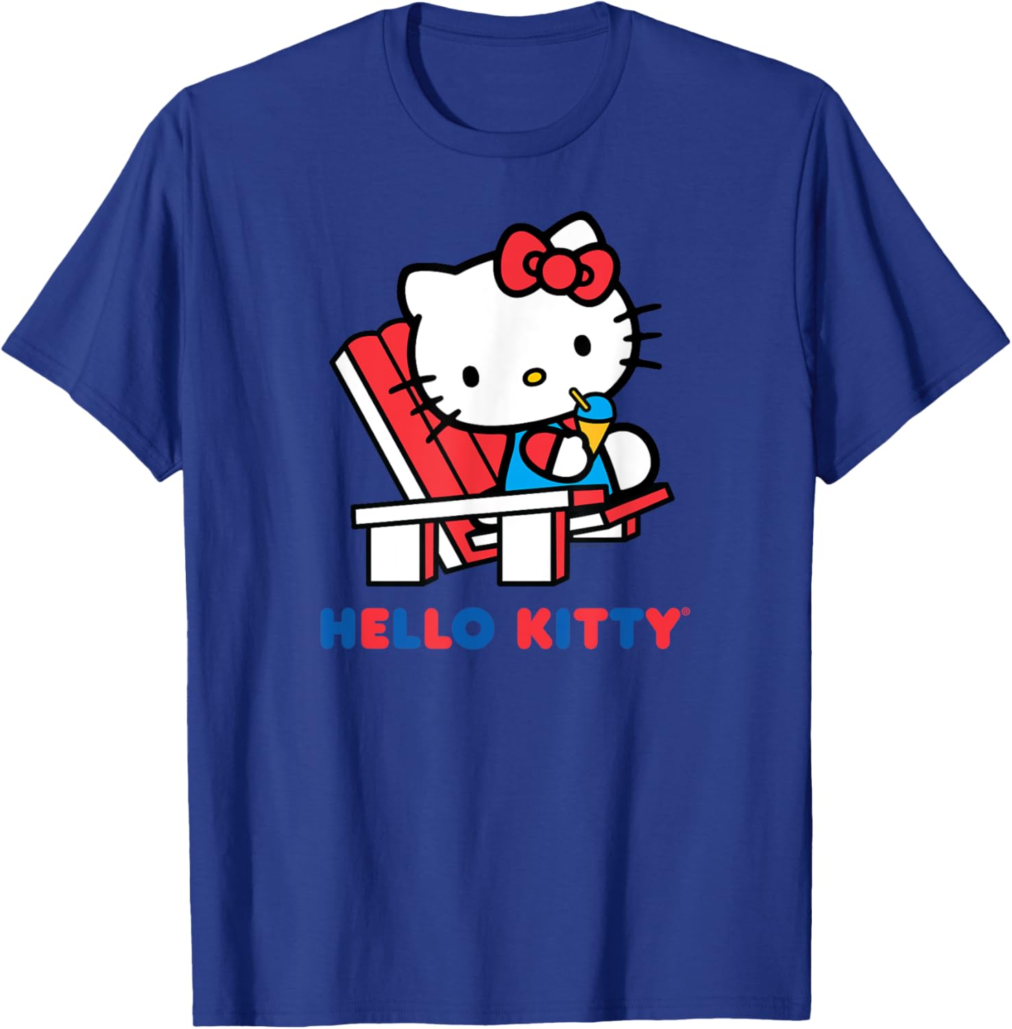 Hello Kitty Snow Cone Summer T-Shirt for Men, Women, Girls, and Kids - 21
