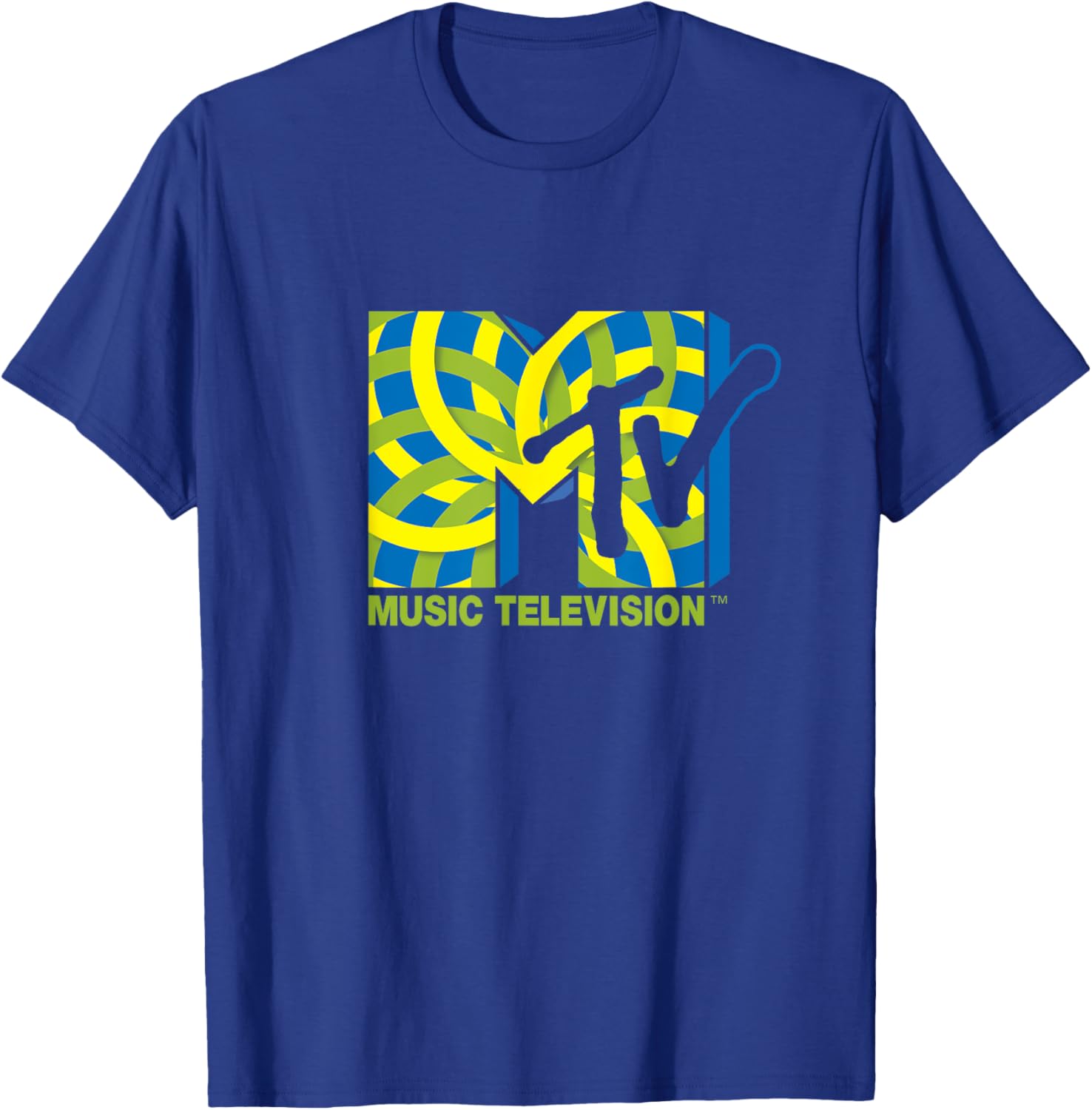 Mademark x MTV Colorful Illusion Logo T-Shirt for Trendy Style - 4