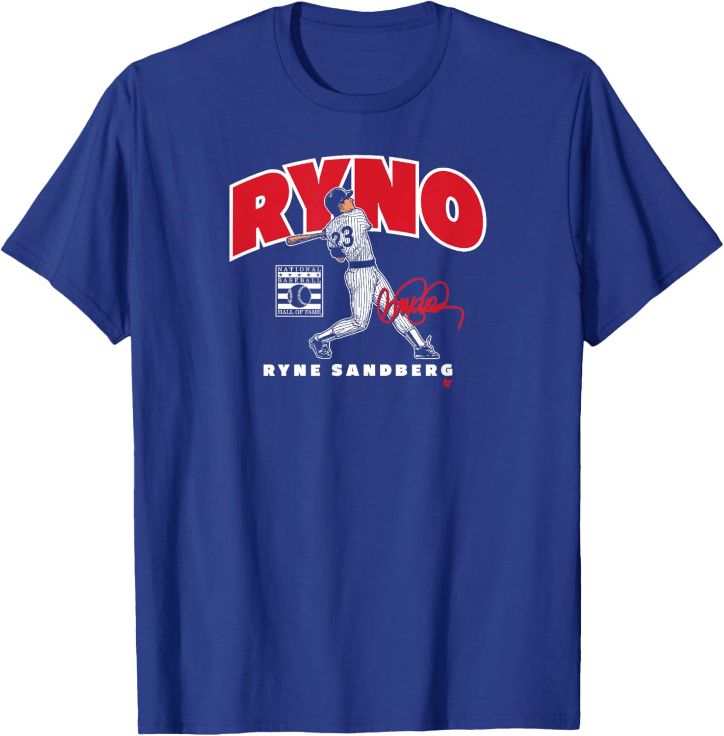 Ryne Sandberg Ryno Chicago Baseball T-Shirt for Fans and Collectors - 1