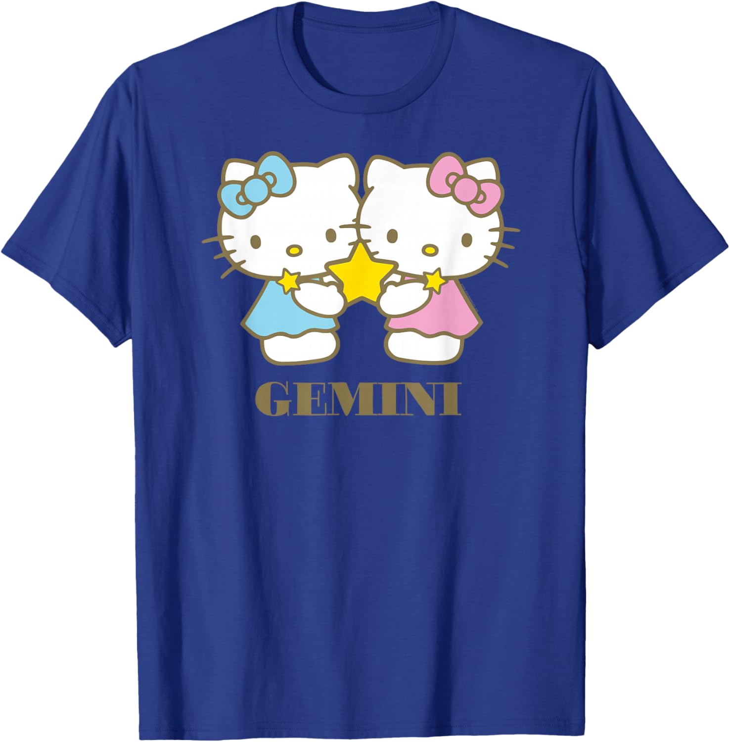 Hello Kitty Gemini T-Shirt for Zodiac Fans - Cute and Stylish Apparel - 16