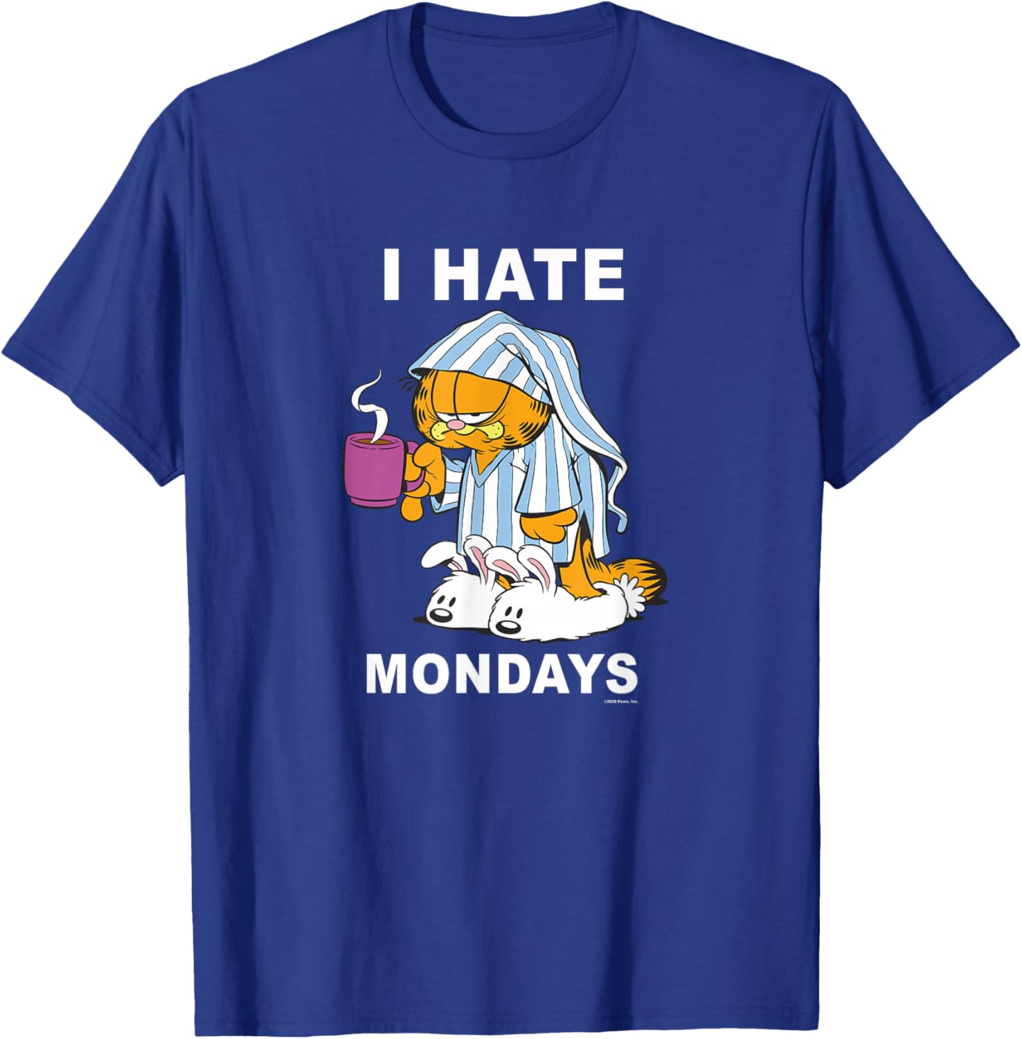 Garfield I Hate Mondays Coffee T-Shirt for Cat Lovers and Fans - 10