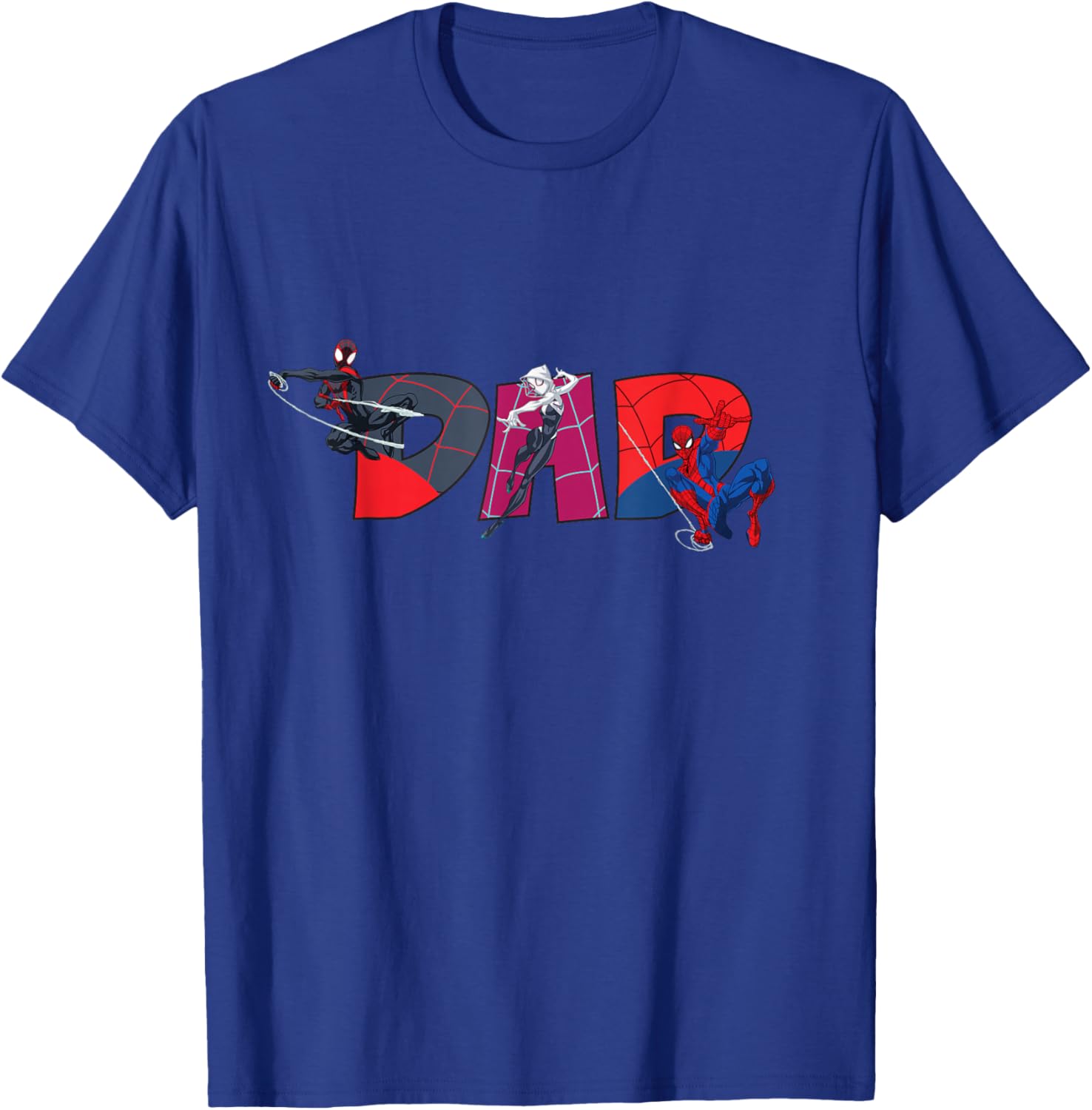 Marvel Spider-Man Trio Dad T-Shirt Perfect for Father's Day and Family Trips - 17