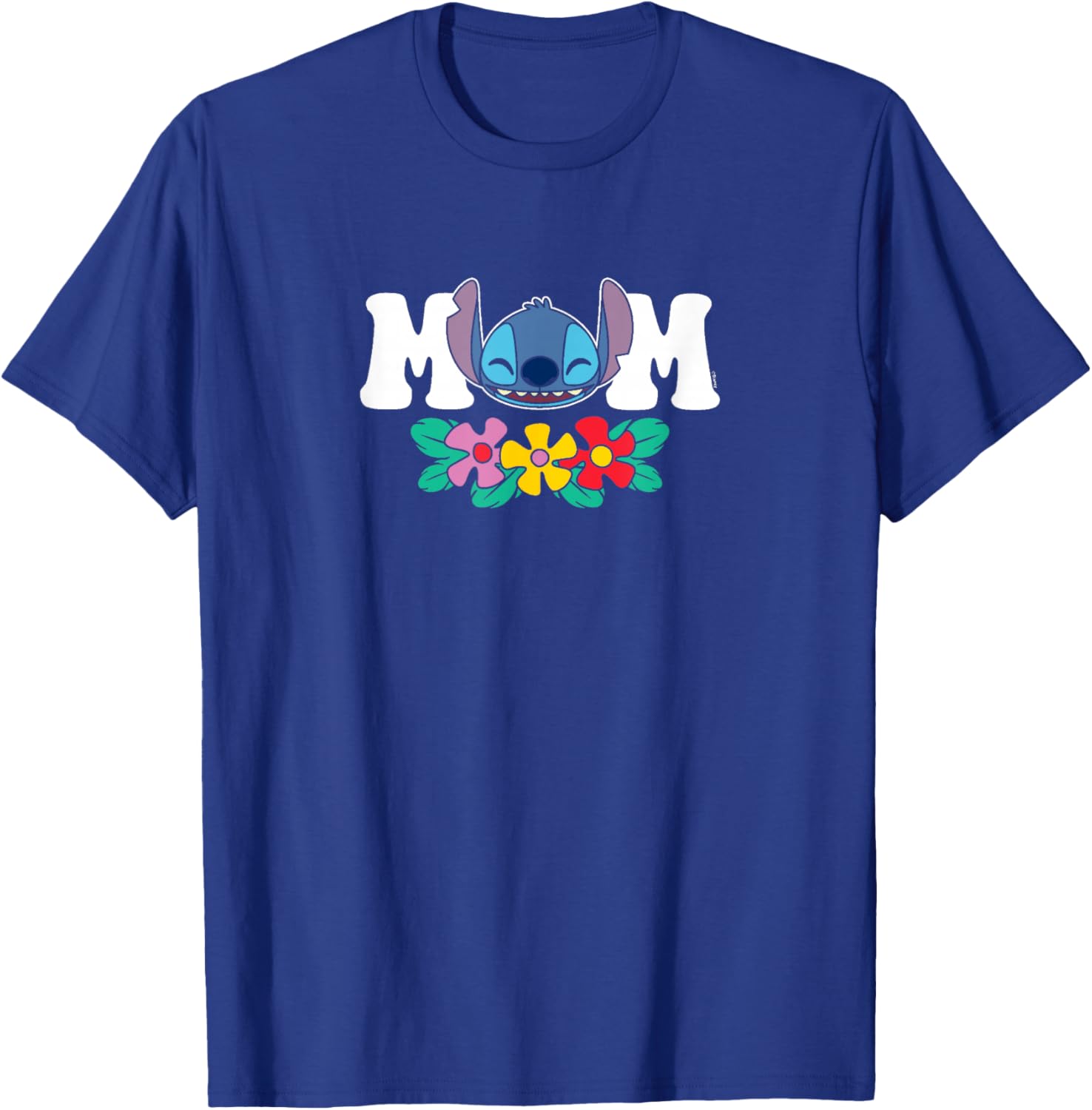 Lilo & Stitch Mom Floral T-Shirt for Stylish Moms - Cute Floral Design - 8