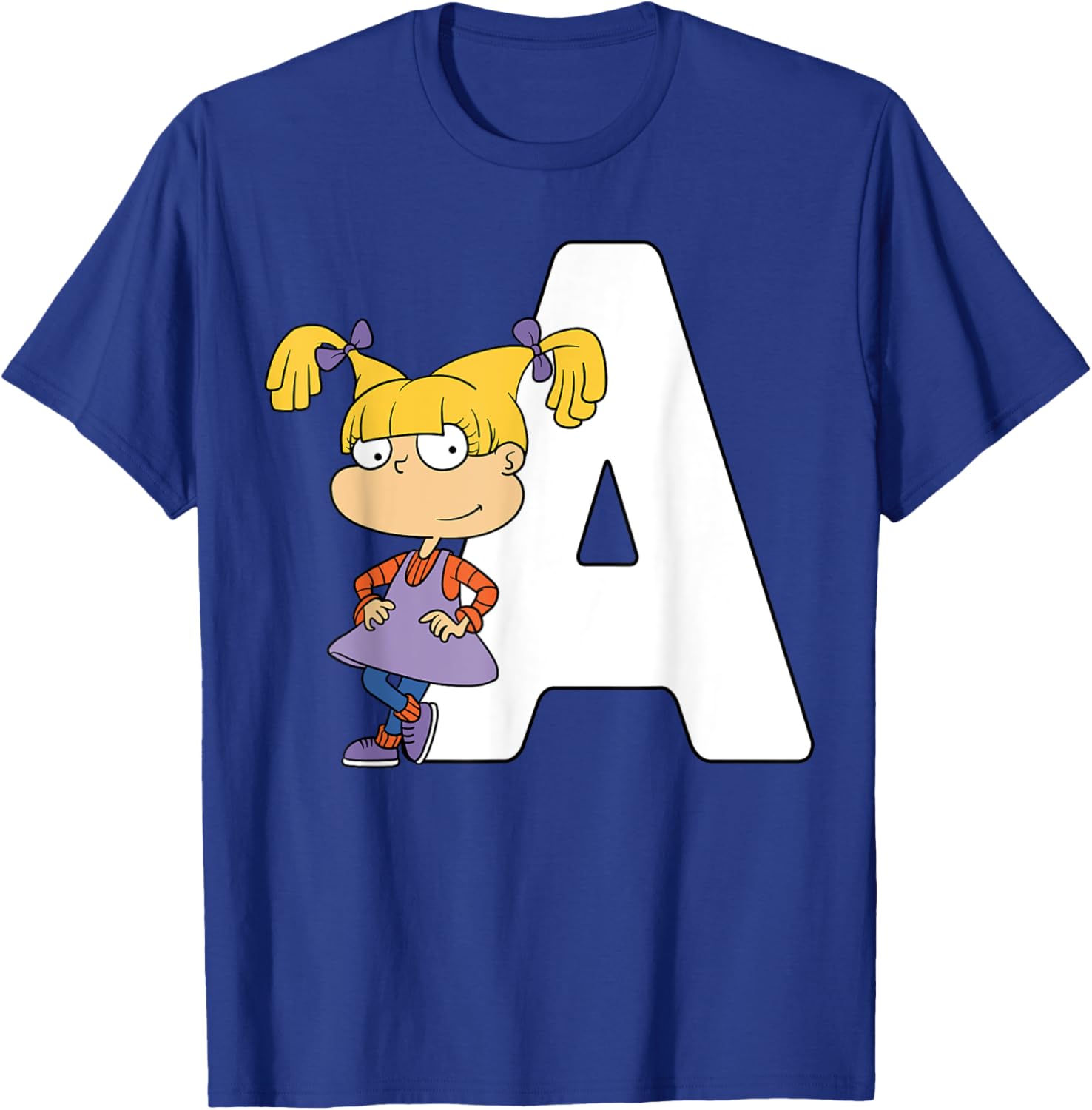 Mademark x Rugrats Angelica Pickles The Girl with an A T-Shirt for Fans - 17