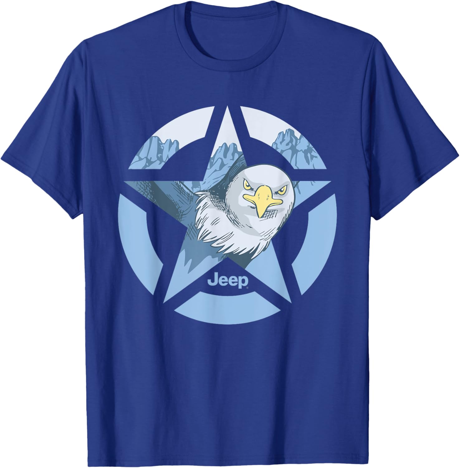 Official Jeep Star Eagle T-Shirt for Fans of Adventure and Style - 1