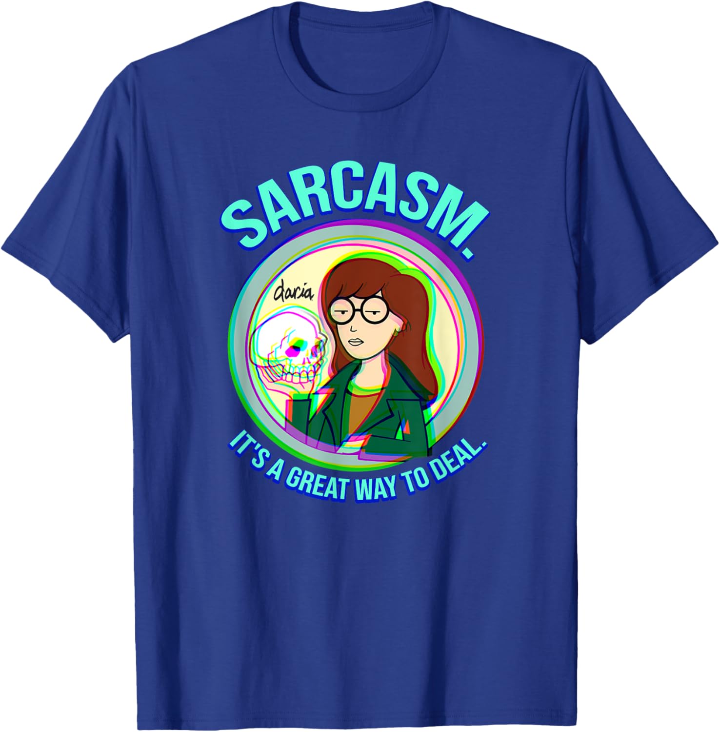 Mademark x Daria Sarcasm Graphic Tee for Casual Style and Humor - 16
