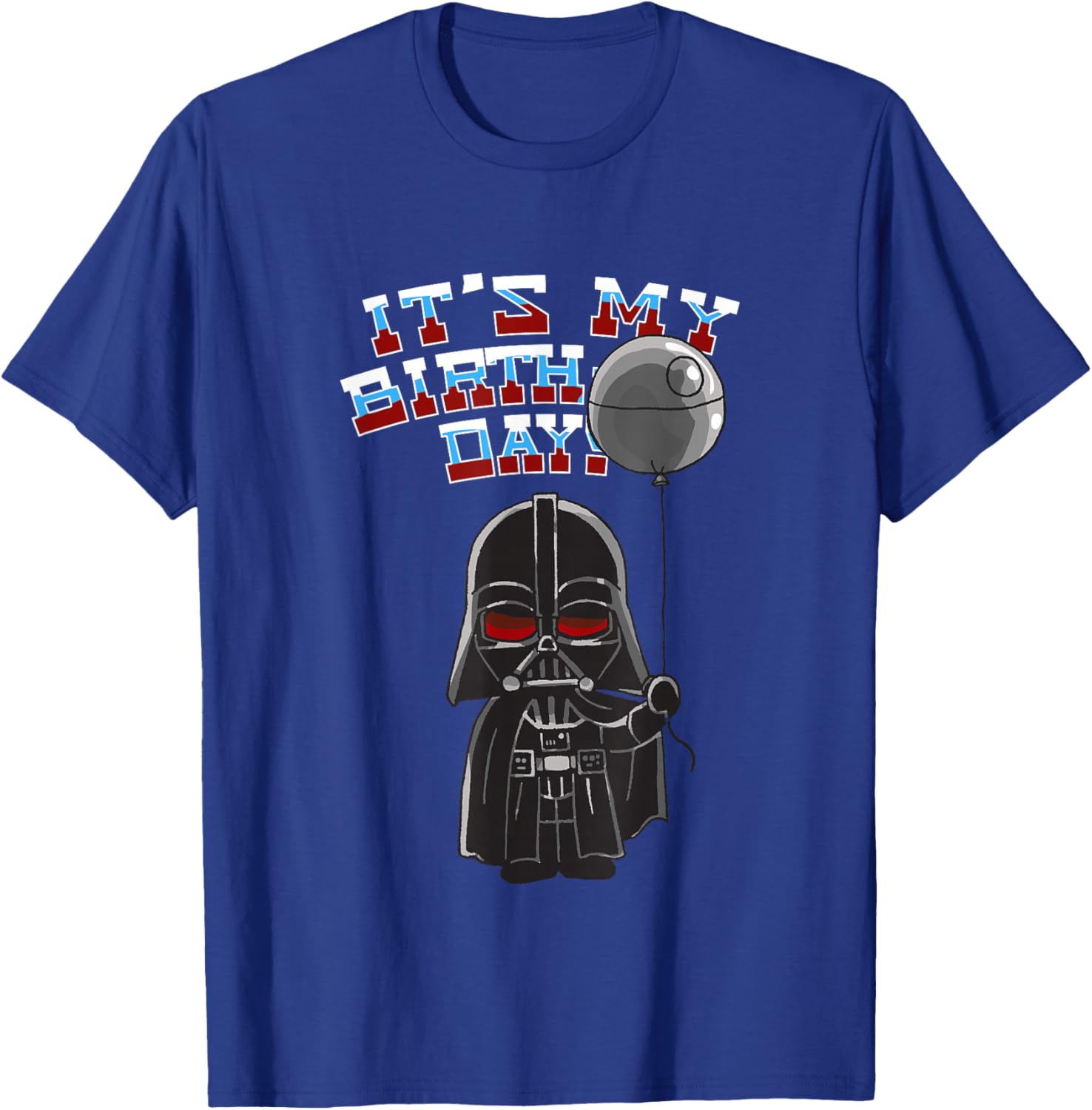 Darth Vader Balloon Boy Birthday T-Shirt for Star Wars Fans - 1