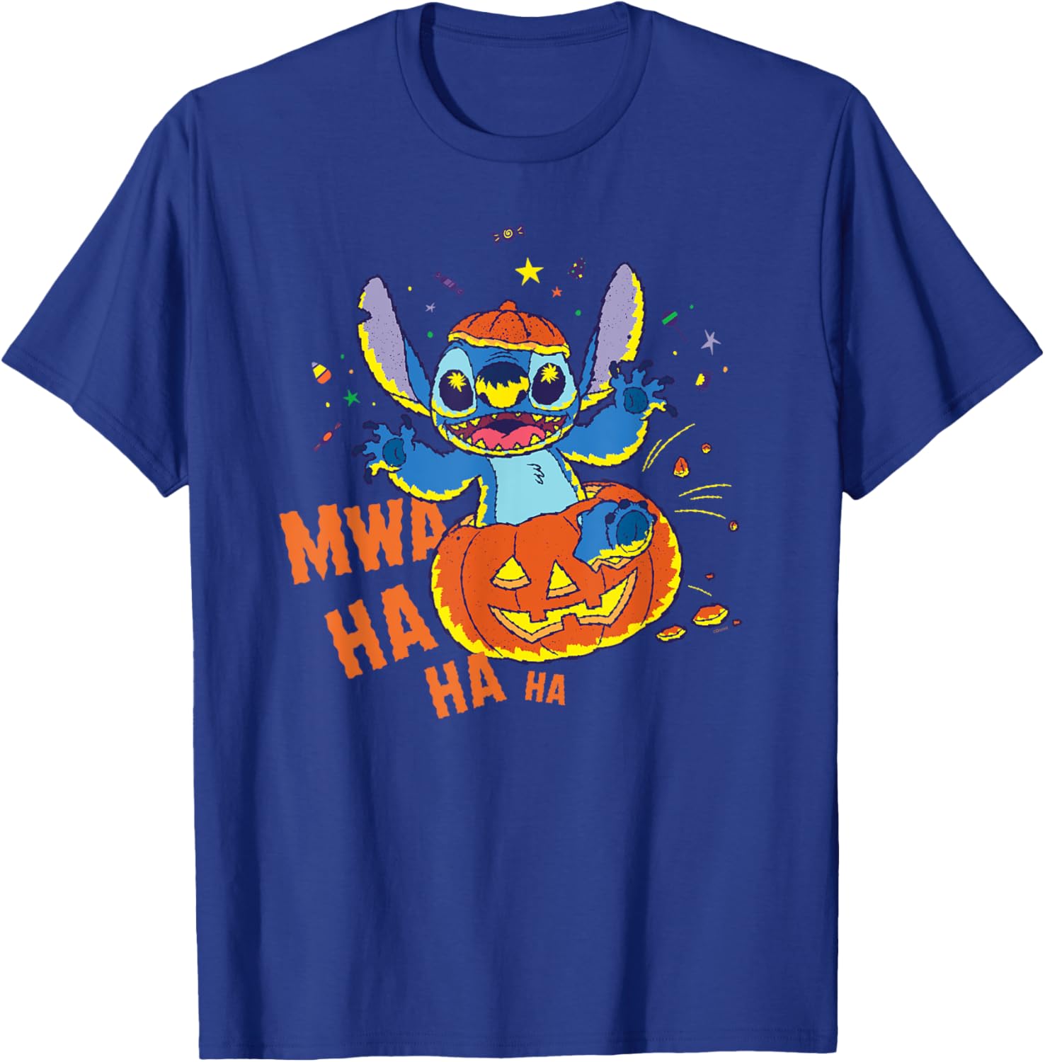 Disney Stitch Jack-o’-Lantern Surprise Halloween T-Shirt for Fun Celebrations - 12