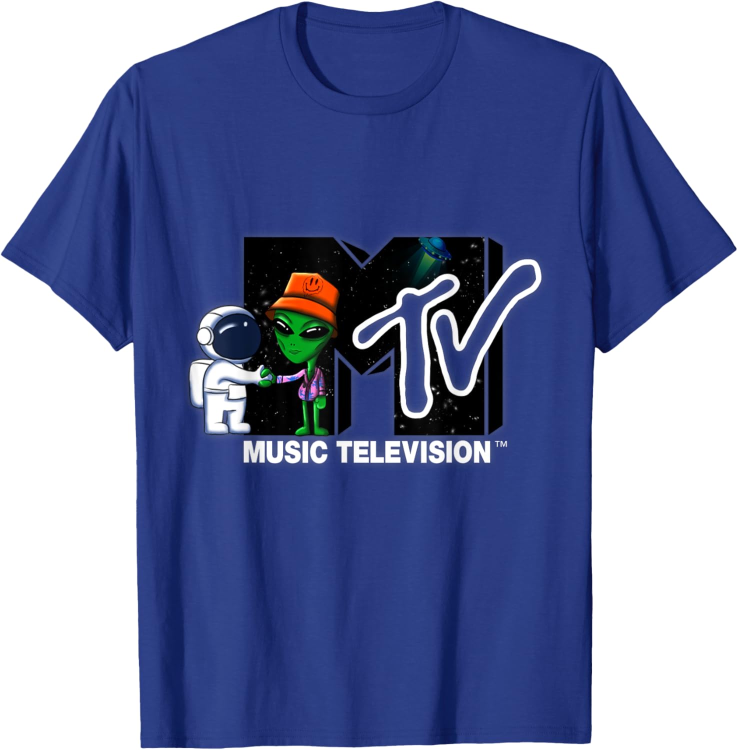 Mademark x MTV Astronaut Alien Space T-Shirt Official MTV Logo Design - 22