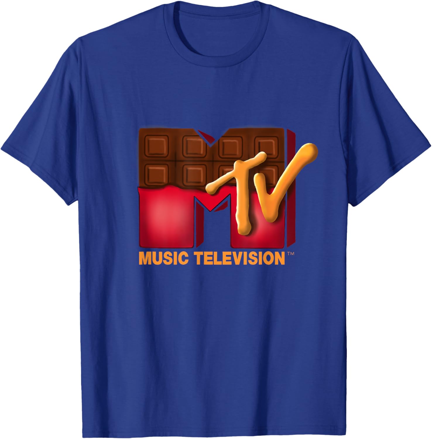 Mademark x MTV T-Shirt featuring Iconic MTV Logo and Chocolate Bar Design - 8