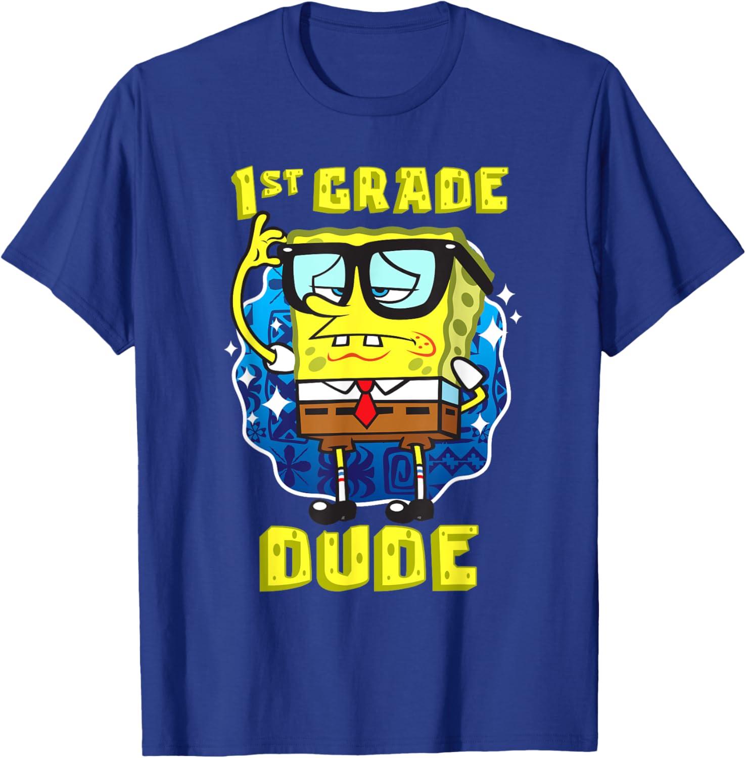 SpongeBob SquarePants 1st Grade Dude T-Shirt for Smart Kids - 3