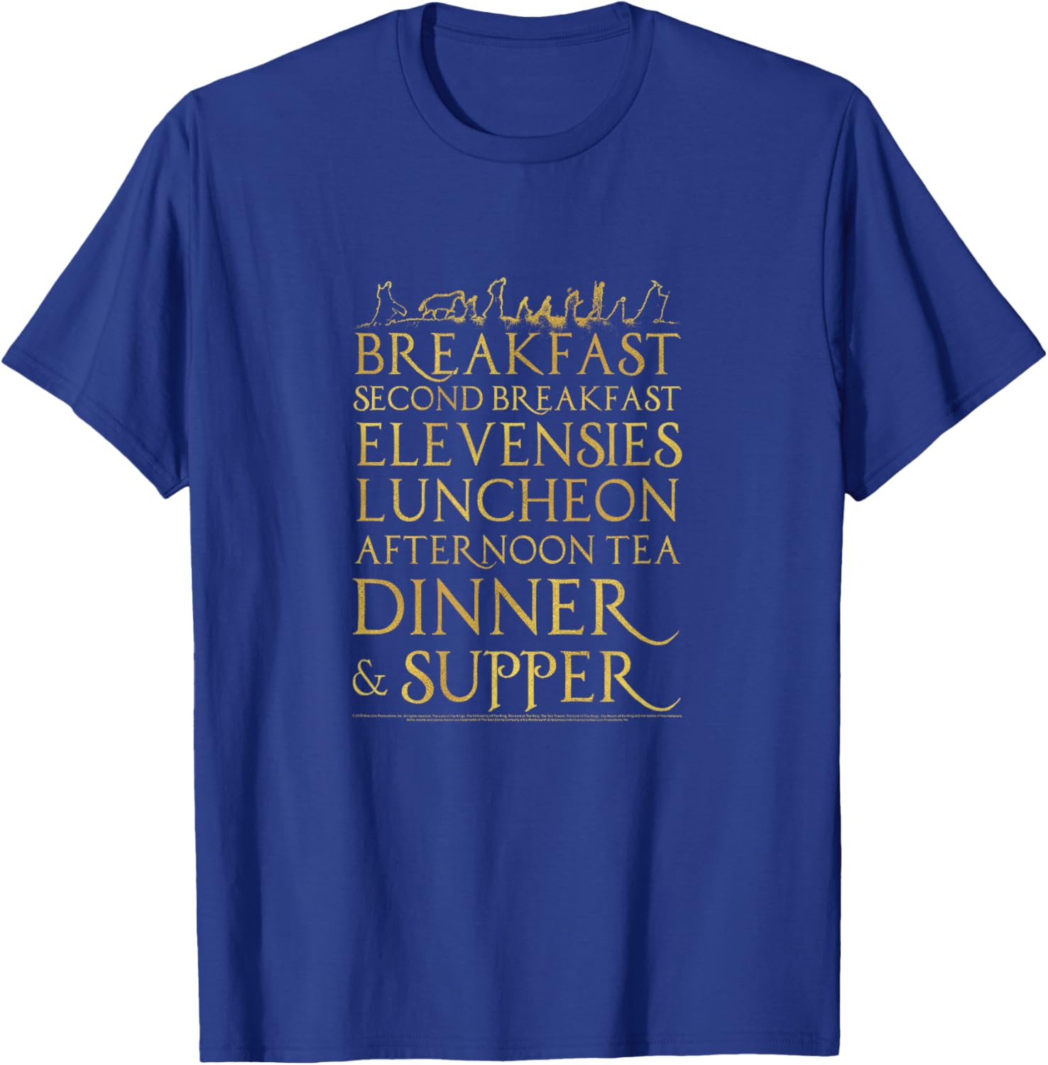 Lord of the Rings Breakfast Second Breakfast T-Shirt for Fans and Hobbits - 10