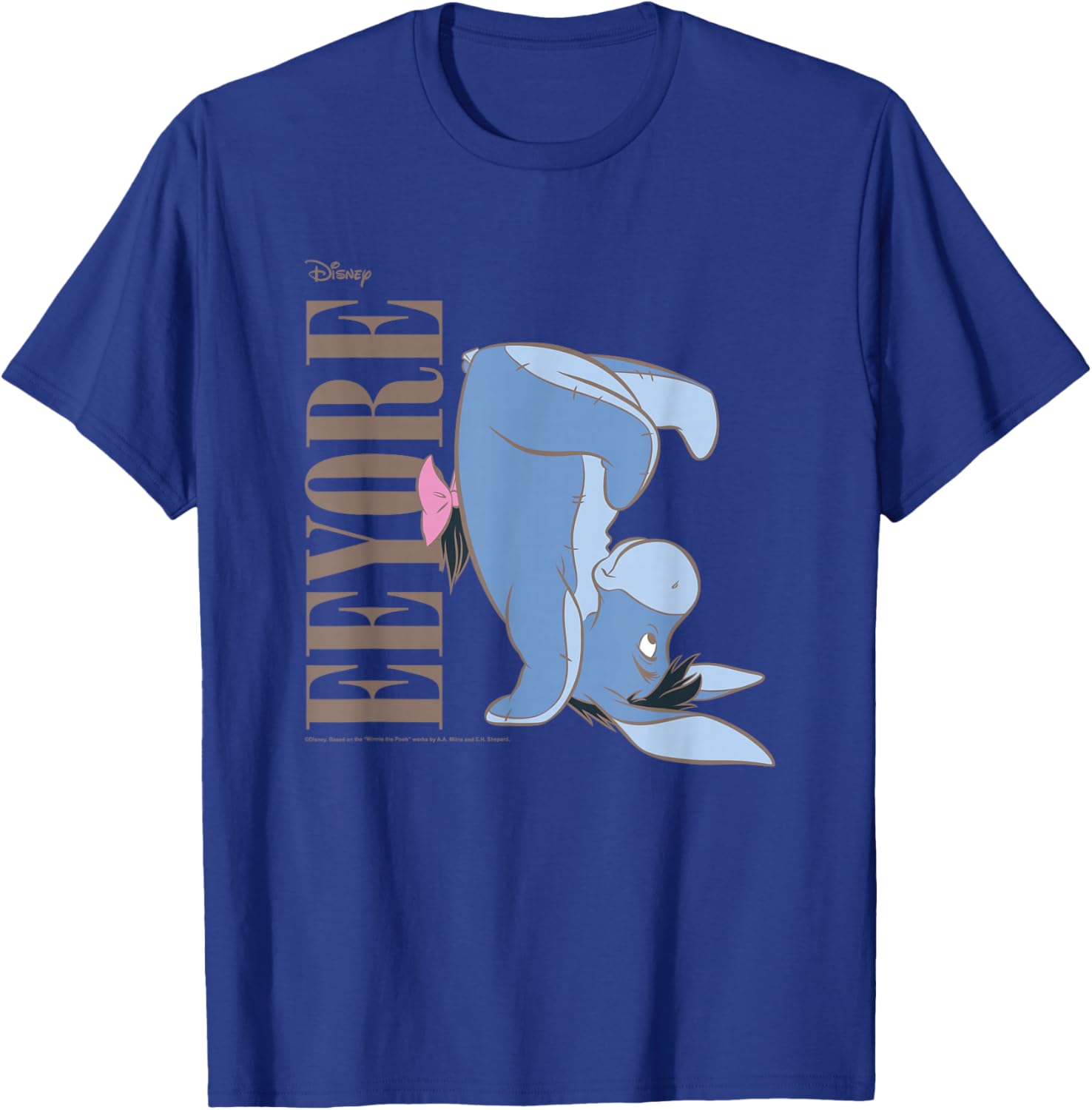 Winnie The Pooh Eeyore Upside Down T-Shirt for Fun and Cozy Style - 9