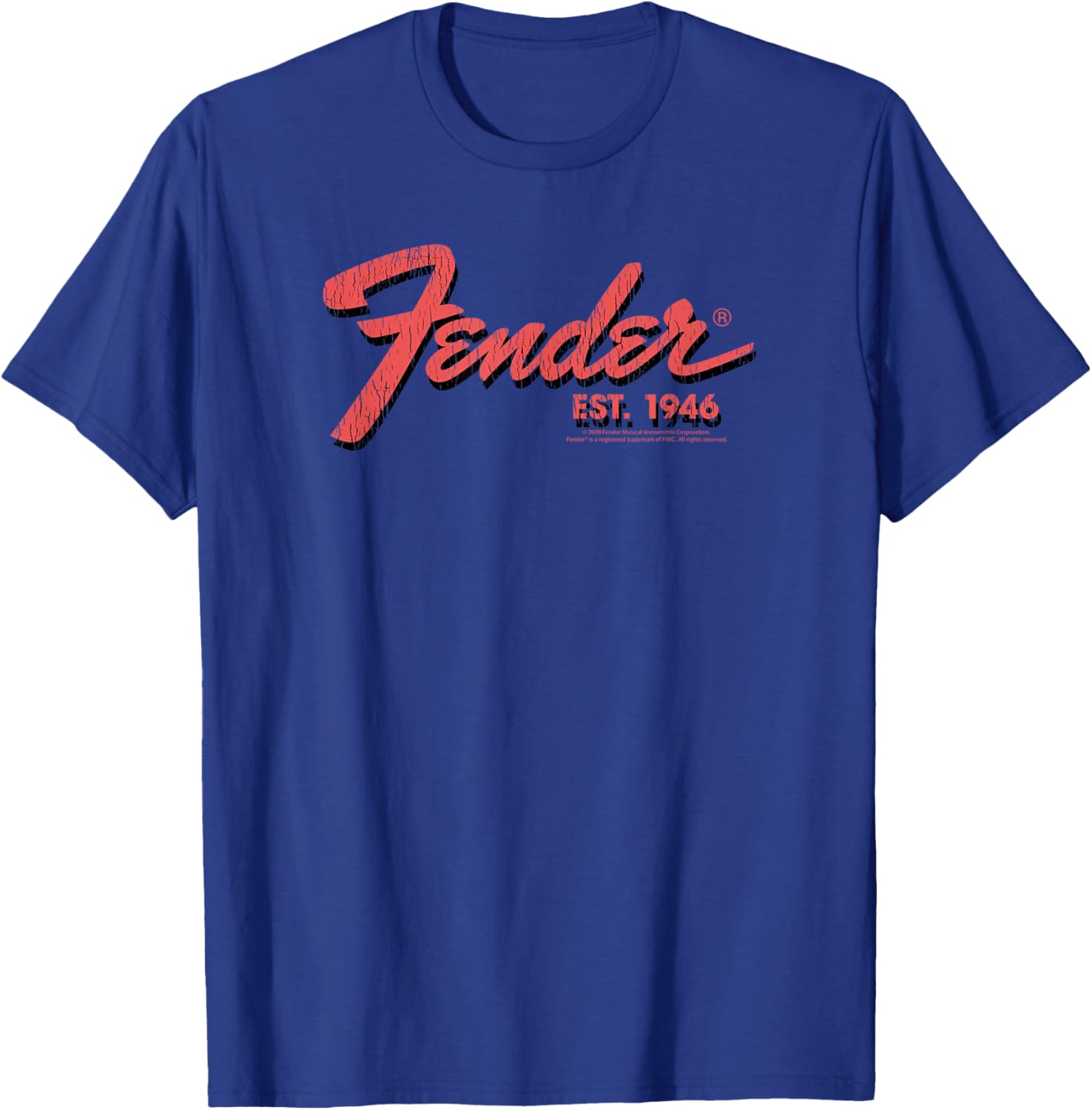 Fender Est. 1946 Classic Centered Logo T-Shirt for Music Lovers - 10