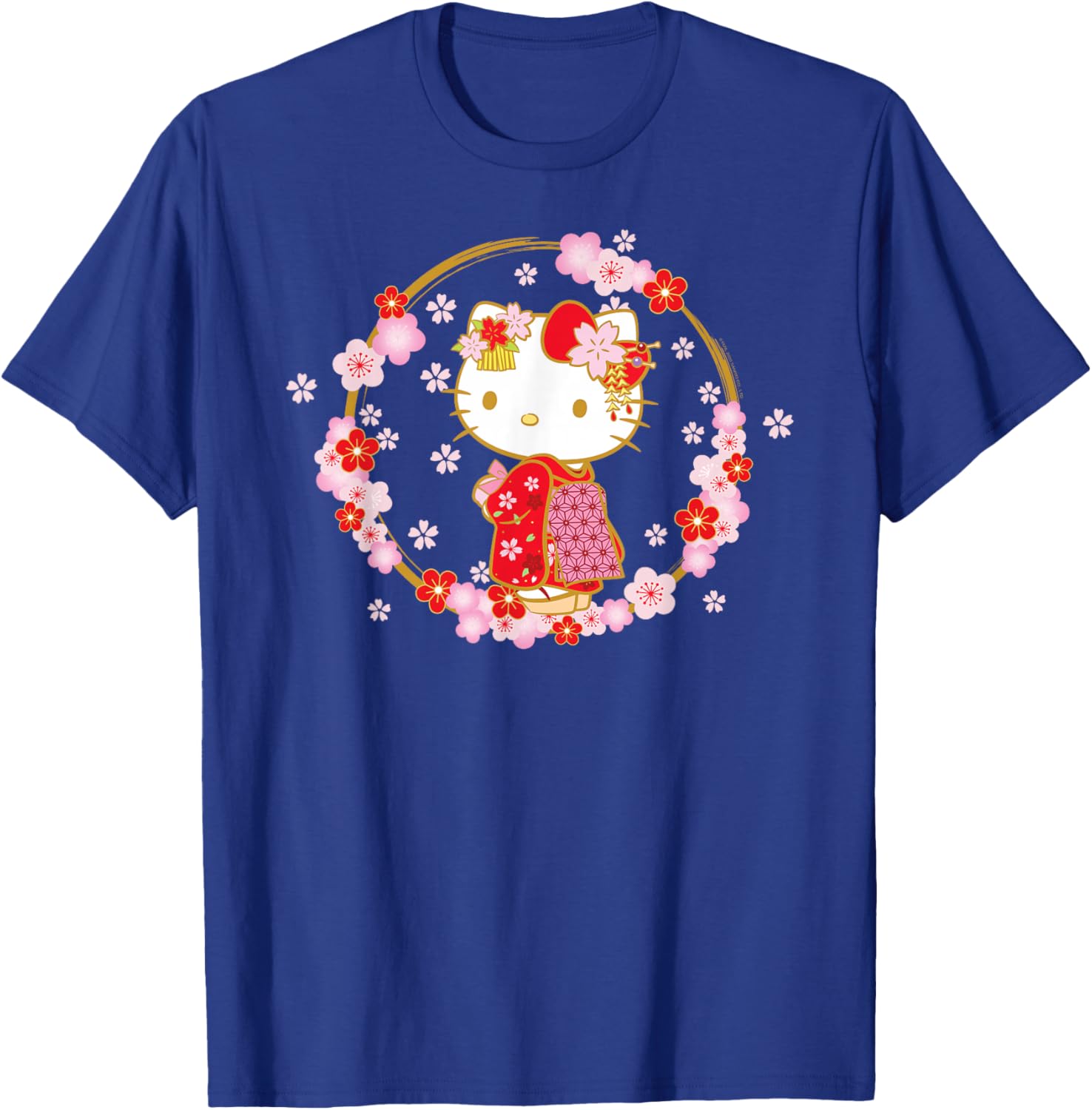 Hello Kitty Sakura Spring T-Shirt Cute Graphic Tee for Kids and Adults - 7