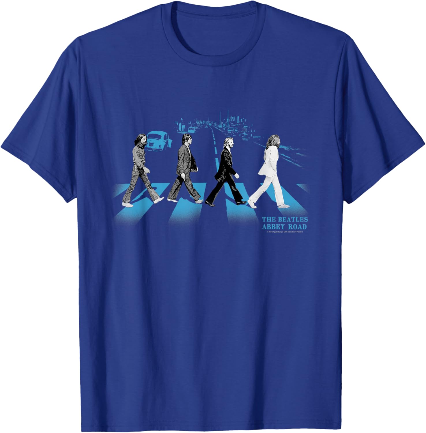Beatles Abbey Road Street Blues T-Shirt - Stylish Music Apparel for Fans - 7